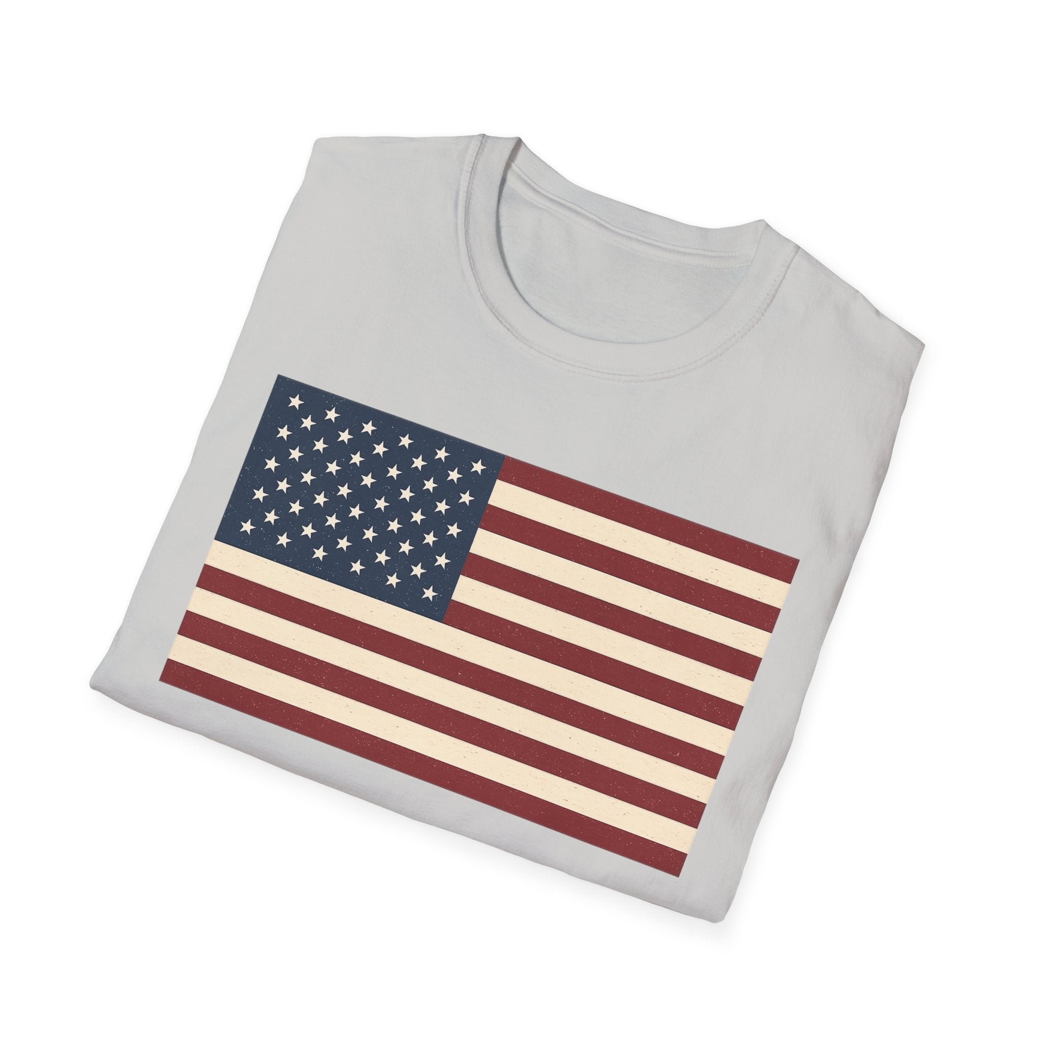 American Flag Softstyle Cotton Shirt T-Shirt