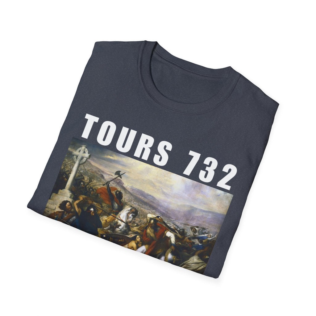 Battle of Tours 732 T-Shirt, Battle of Tours Charles De Steuben Painting Shirt, Crusader Art Shirt