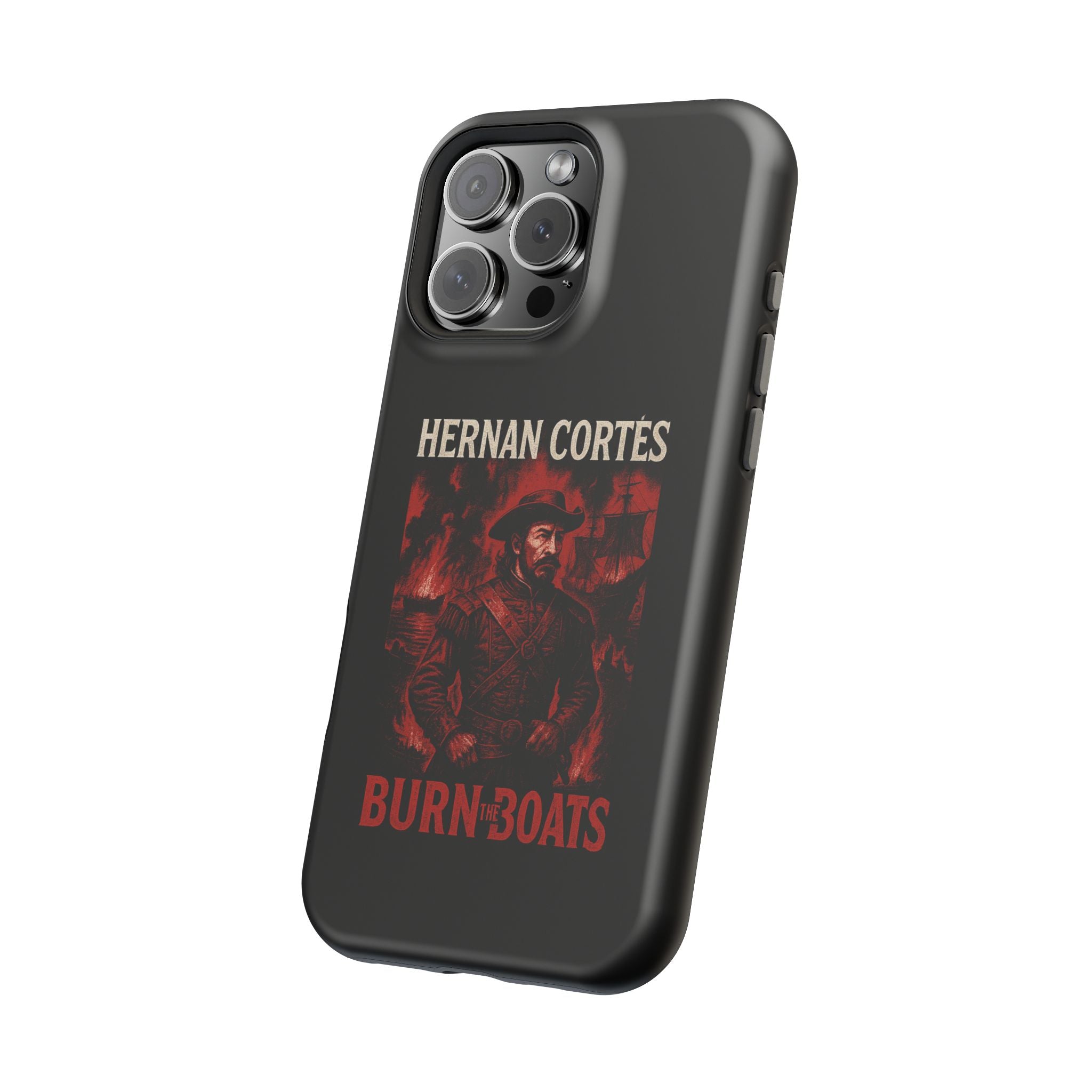 Hernan Cortes Impact-Resistant Magnetic Phone Case