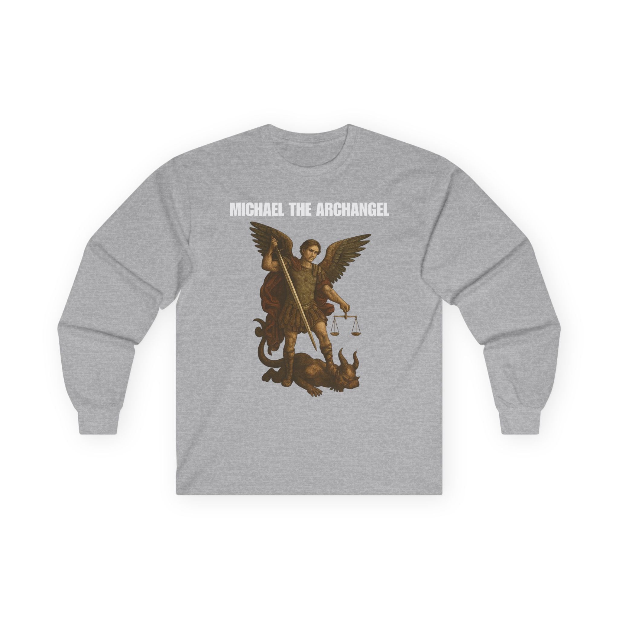 Michael the Archangel Graphic Long Sleeve Tee
