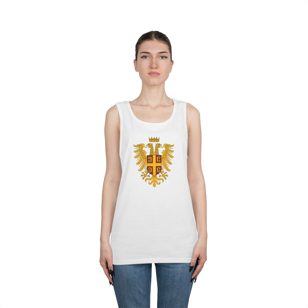Byzantine Eagle Royal Crest Unisex Heavy Cotton Tank Top