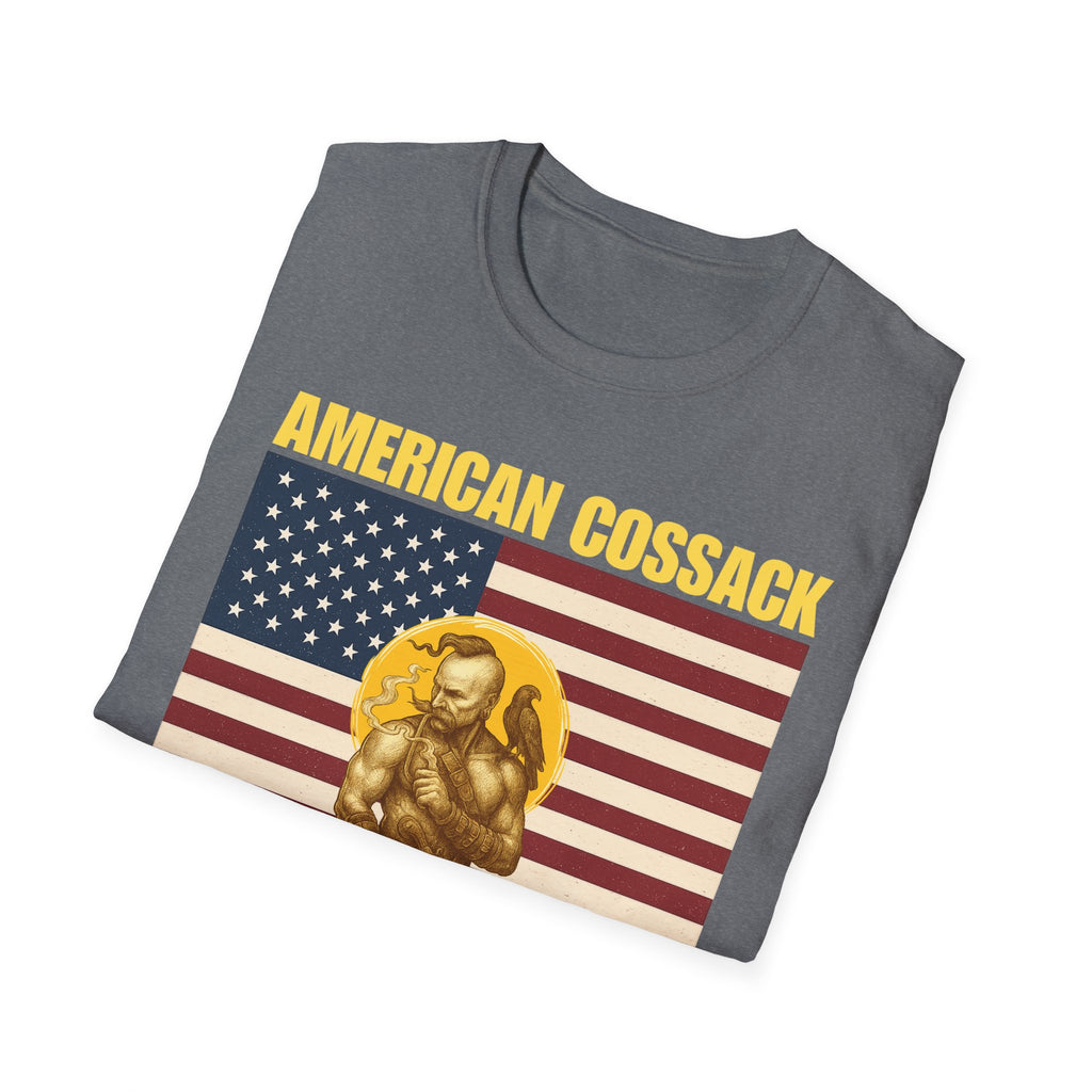 Patriotic American Cossack Alt Design Softstyle T-Shirt