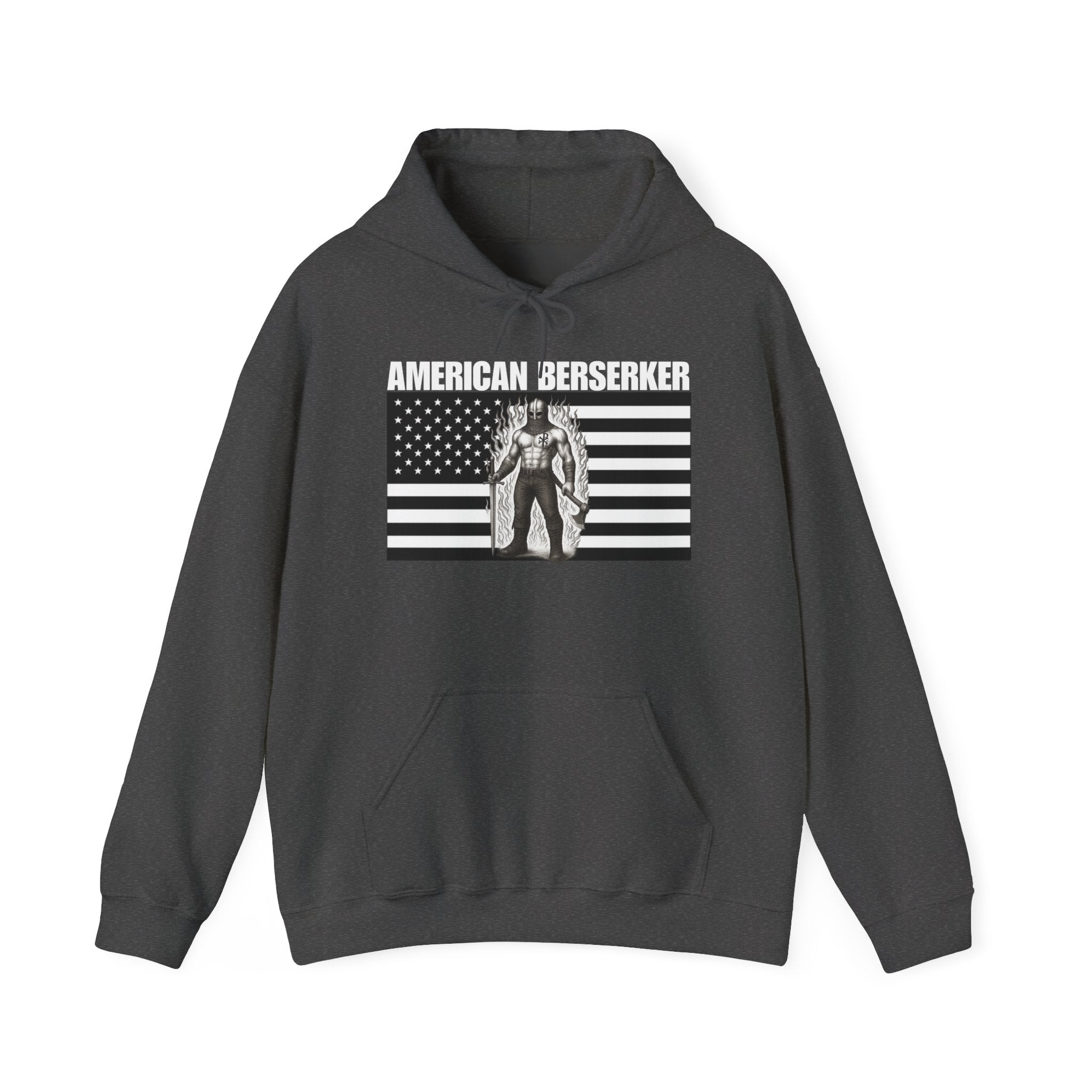 American Berserker Pull Over Hoodie Sweatshirt