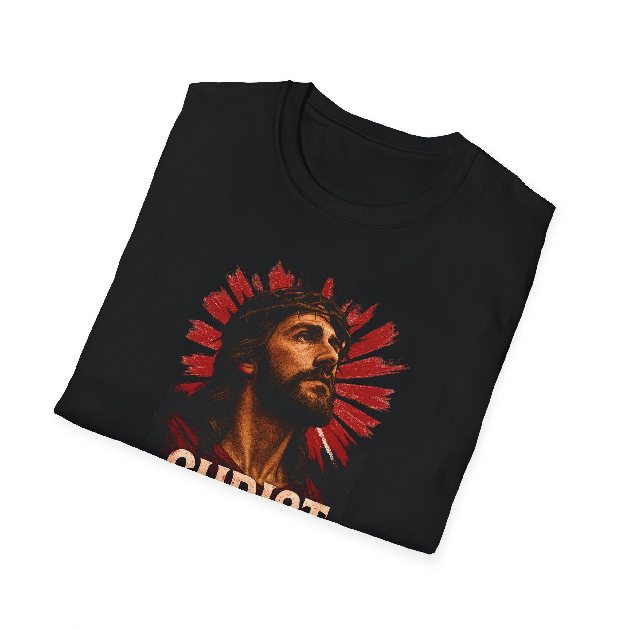 Christ is King Unisex Softstyle T-Shirt Alt Design