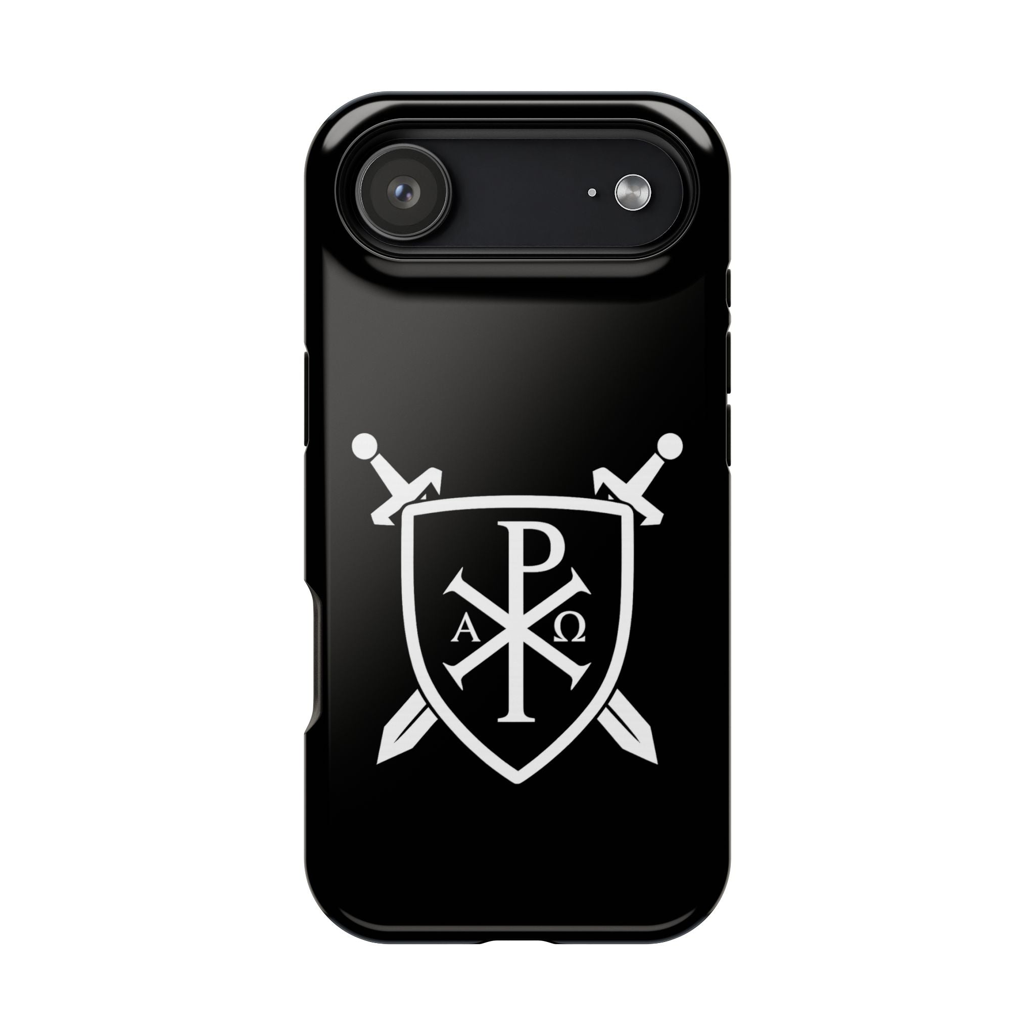 Swords and Shield Pi Chi Rho Graphic Design Magnetic Impact-Resistant Cases
