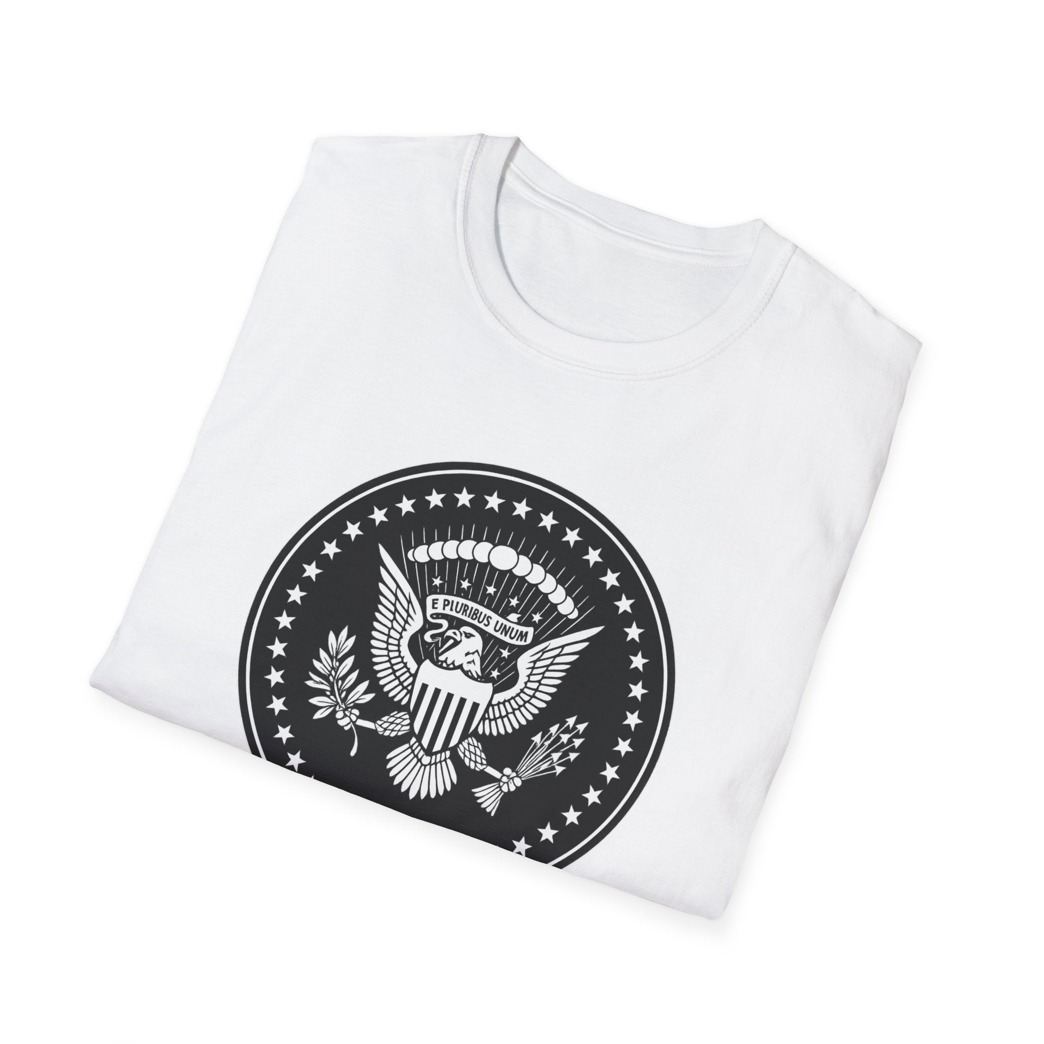 American Eagle Presidential Seal Design Graphic Cotton T-Shirt
