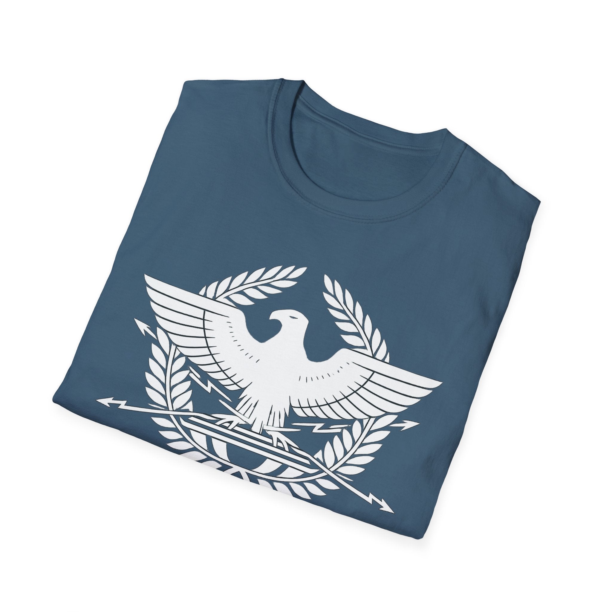 SPQR Roman Eagle White Design Softstyle T-Shirt