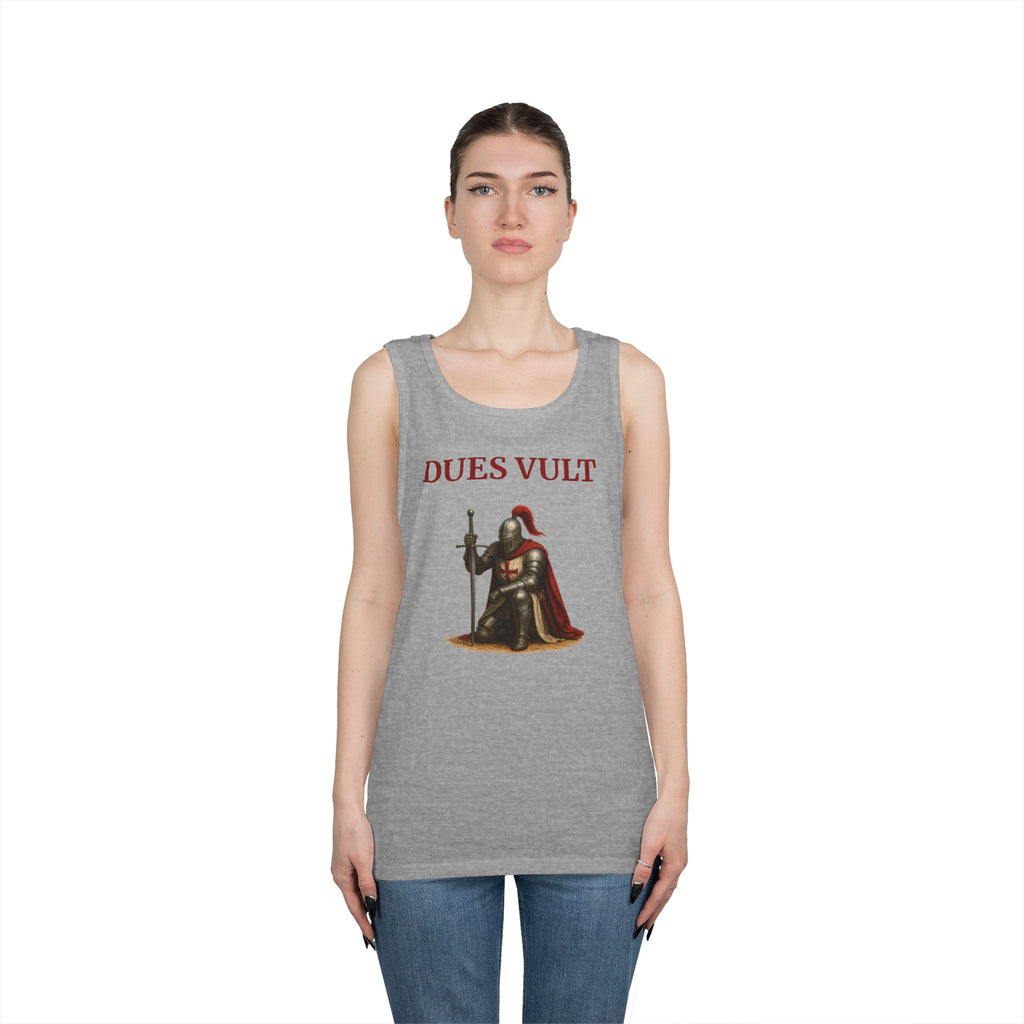 Knight-Inspired Dues Vult Crusader Tank Top