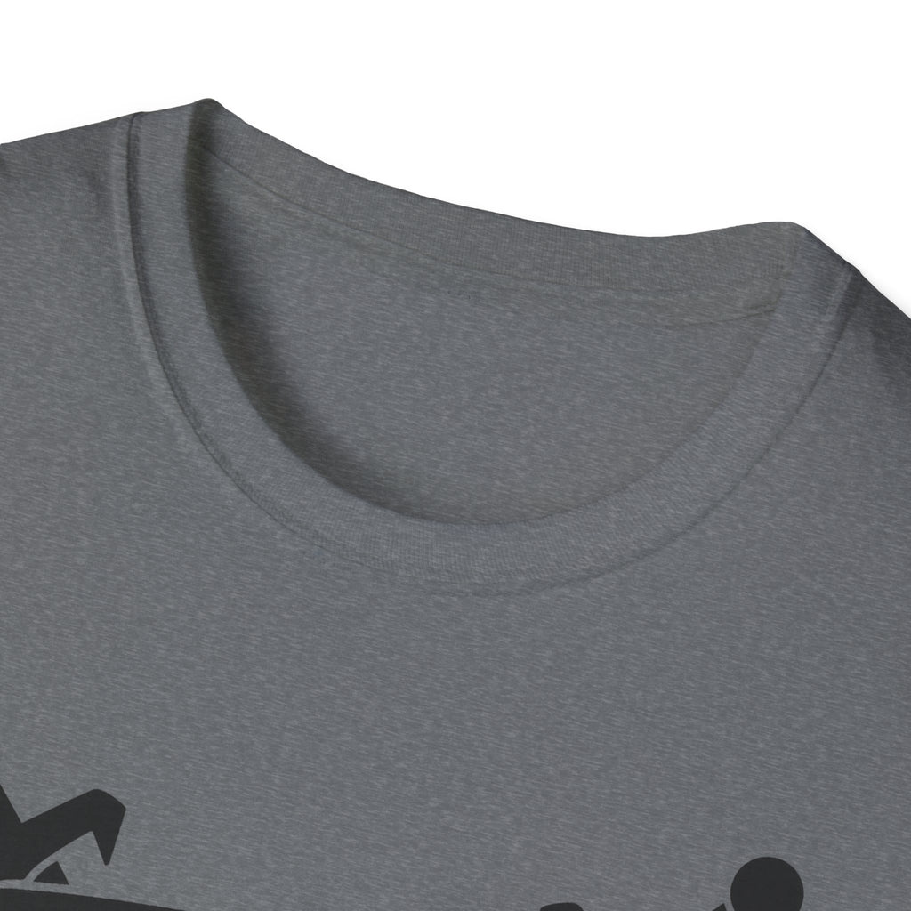 Sword and Shield Pi Chi Rho Black Graphic Softstyle Cotton Shirt T-Shirt