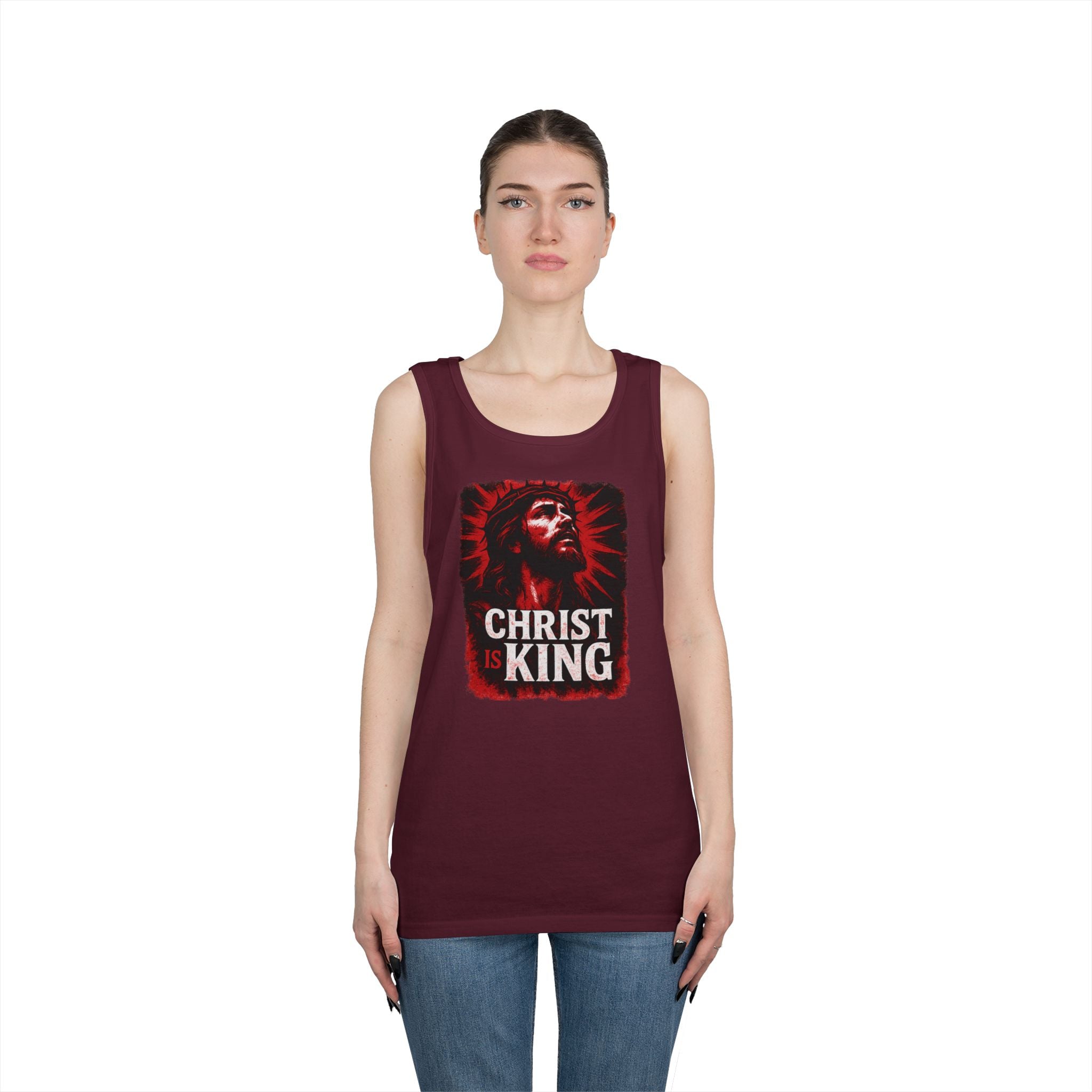 Christ is King Tank Top Alt Design
