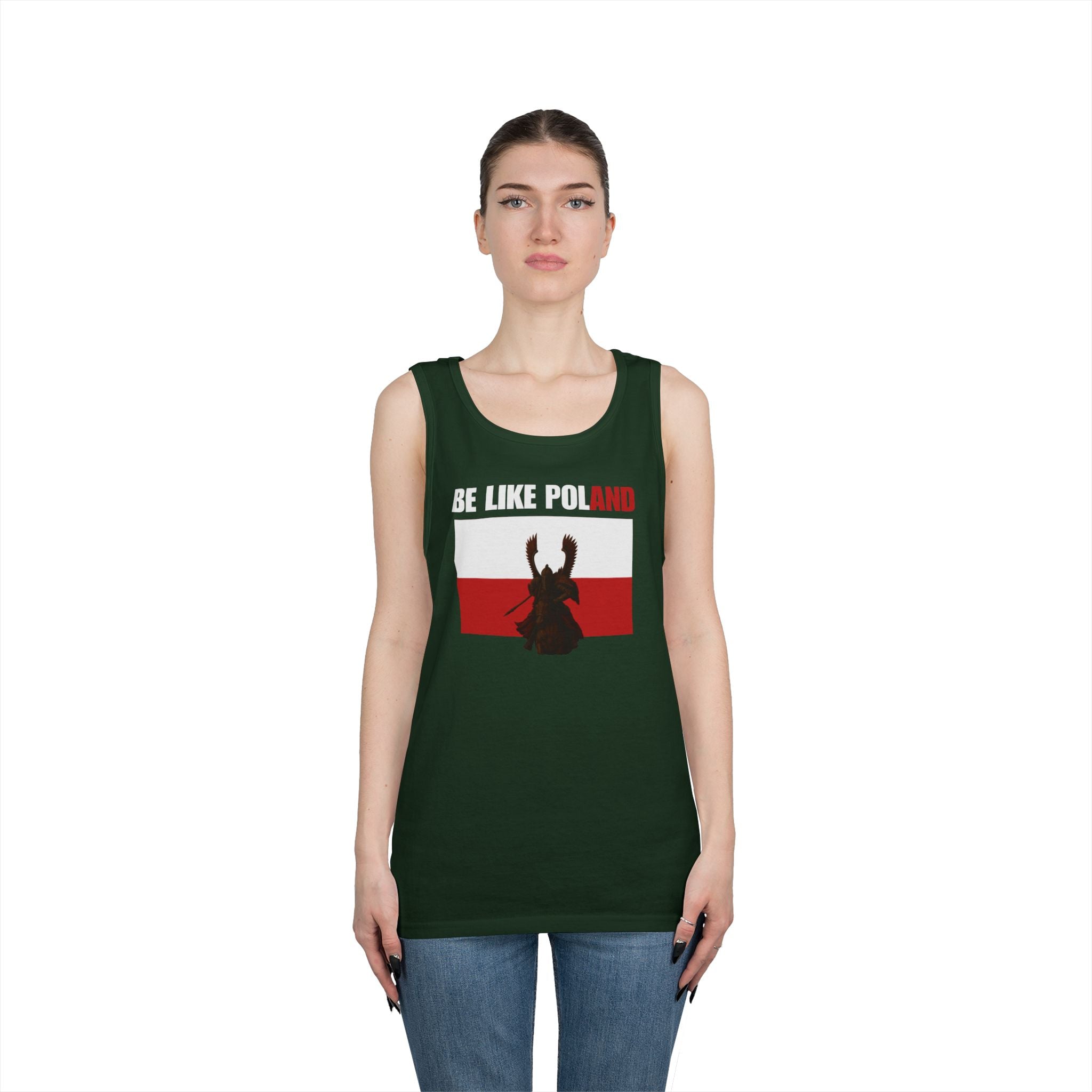 Be Like Poland Winged Hussar Heavy Cotton Tank Top