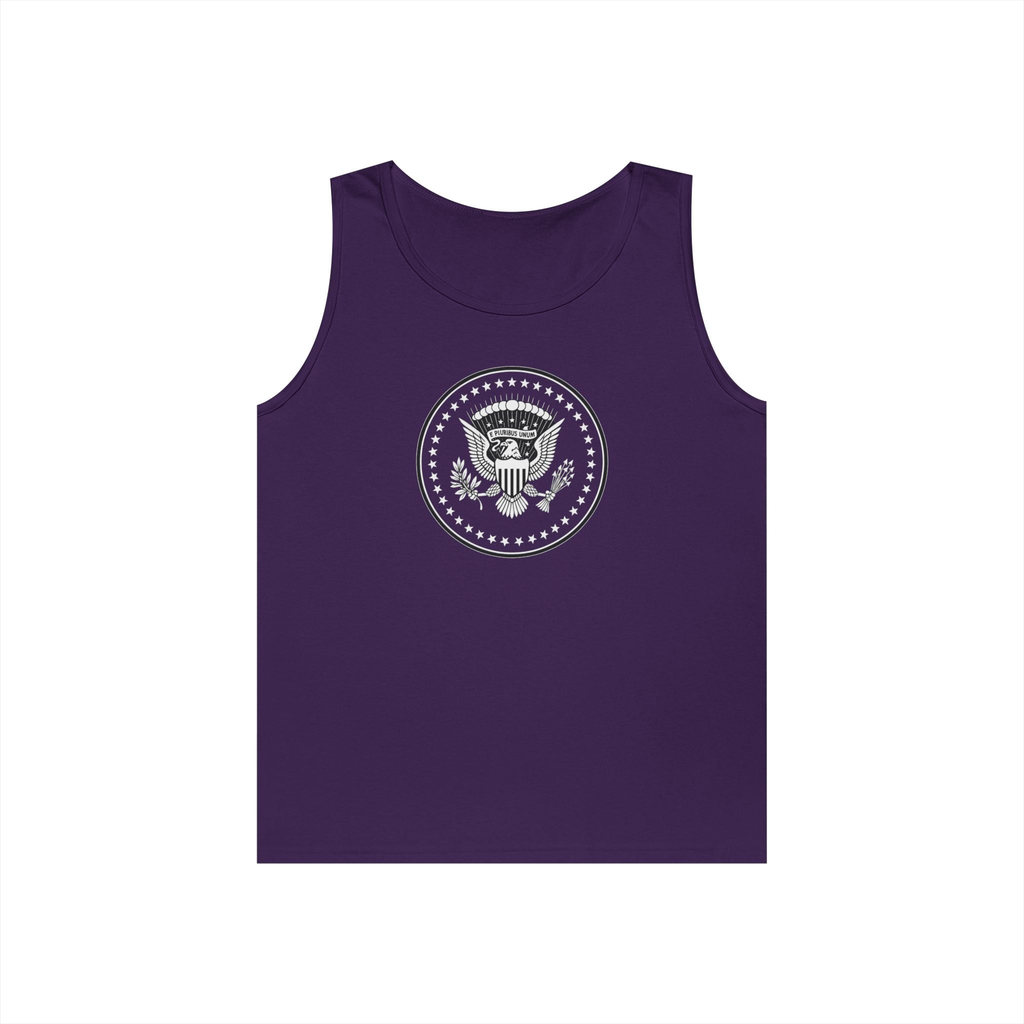 American Eagle Presidential Seal Transparent Design Unisex Heavy Cotton Tank Top