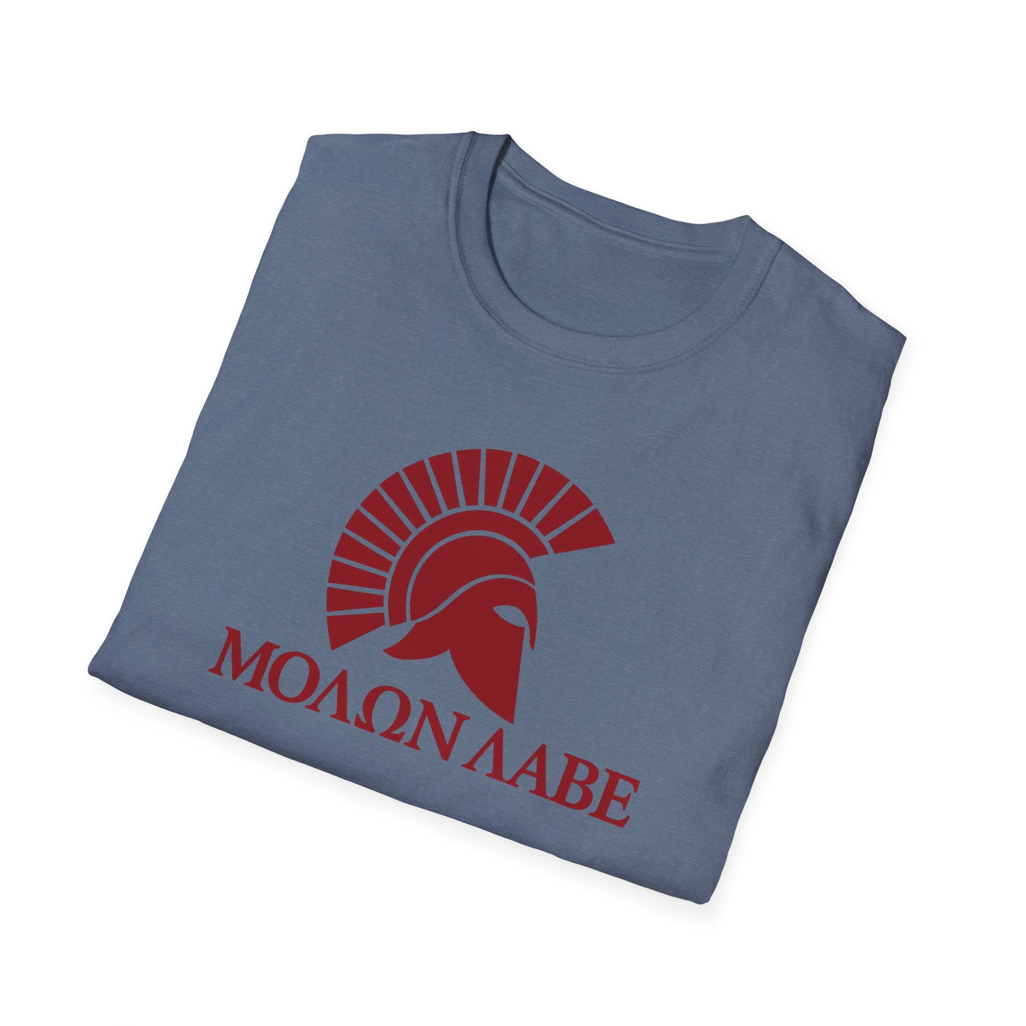 Molon Labe "Come and Take It!" in Greek Black Design Softstyle Cotton T-Shirt Softstyle Cotton T-Shirt