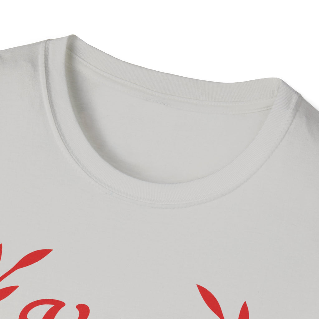 Veni Vidi Vici Light Red Design Softstyle Cotton T-Shirt