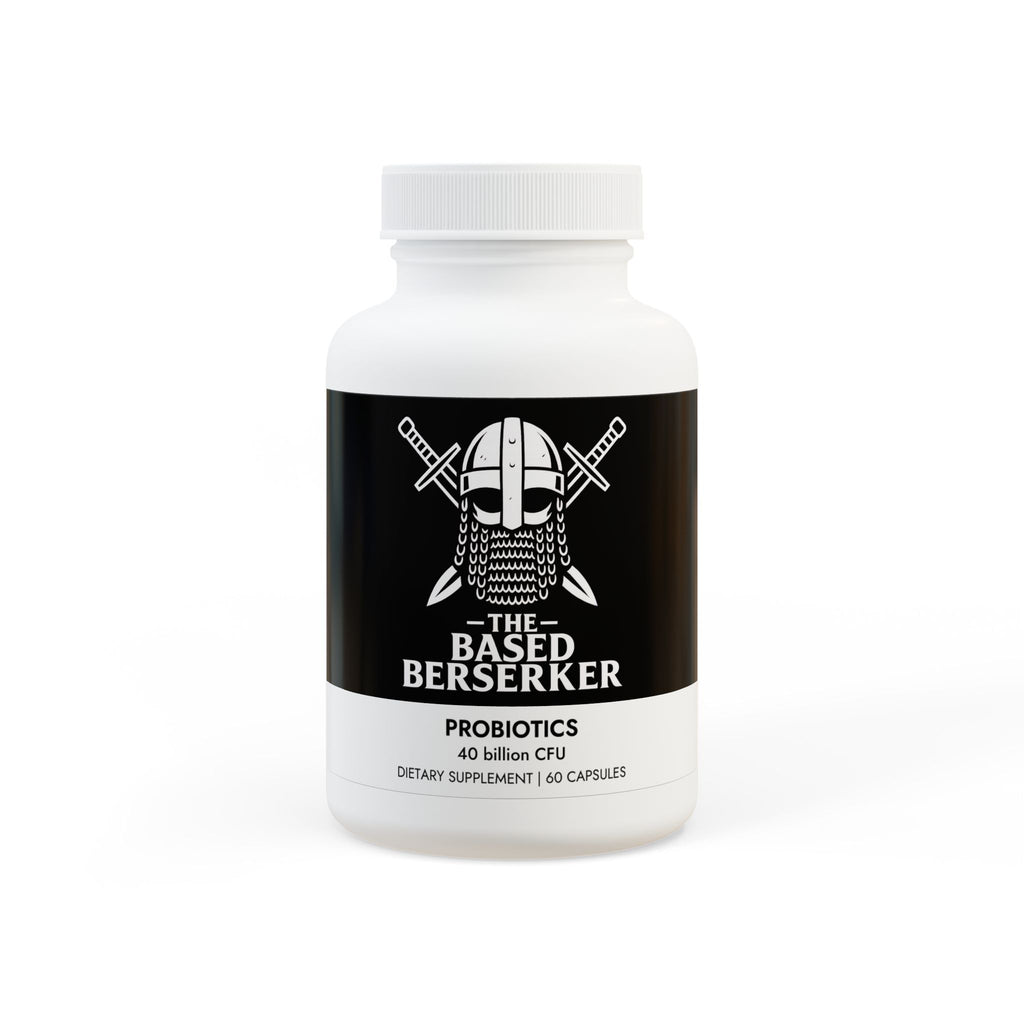 The Based Berserker Probiotics Supplement (60 Capsules)