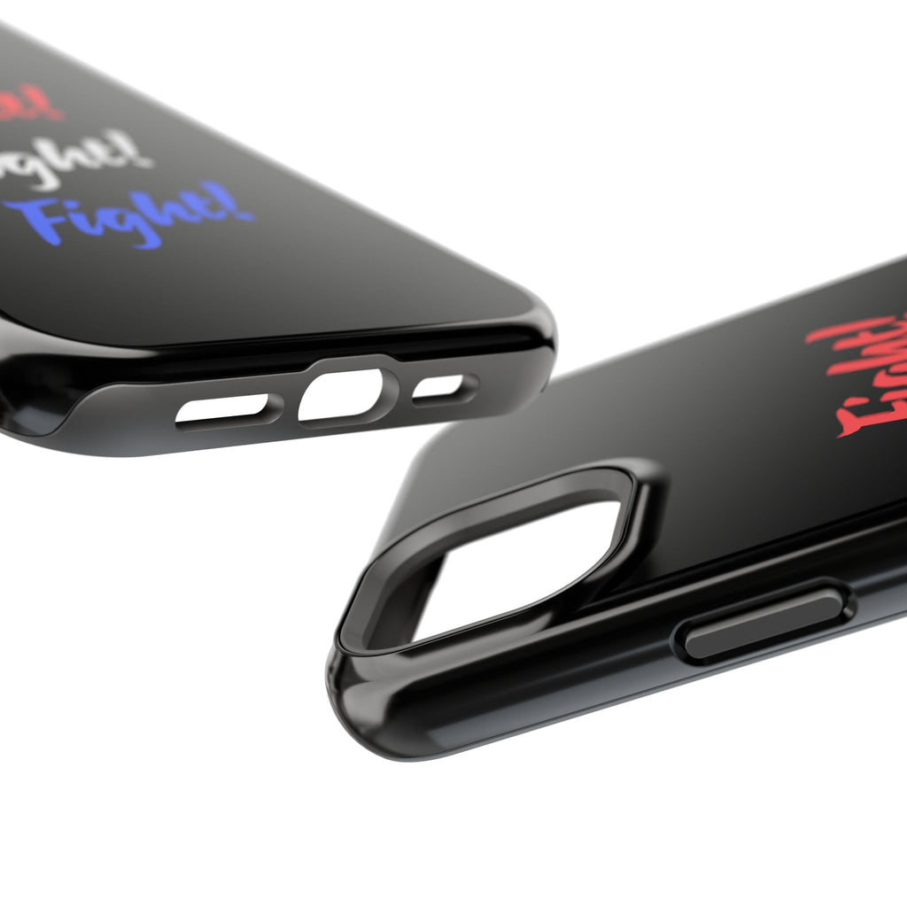 Magnetic Phone Cases, Motivational Phone Cover, Fight! Fight! Fight! Case, Personalized Phone Accessory, Unique Gift for Fighters