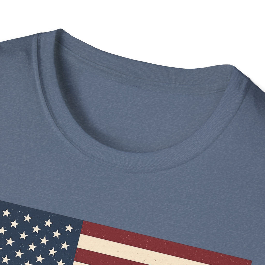 American Flag Softstyle Cotton Shirt T-Shirt