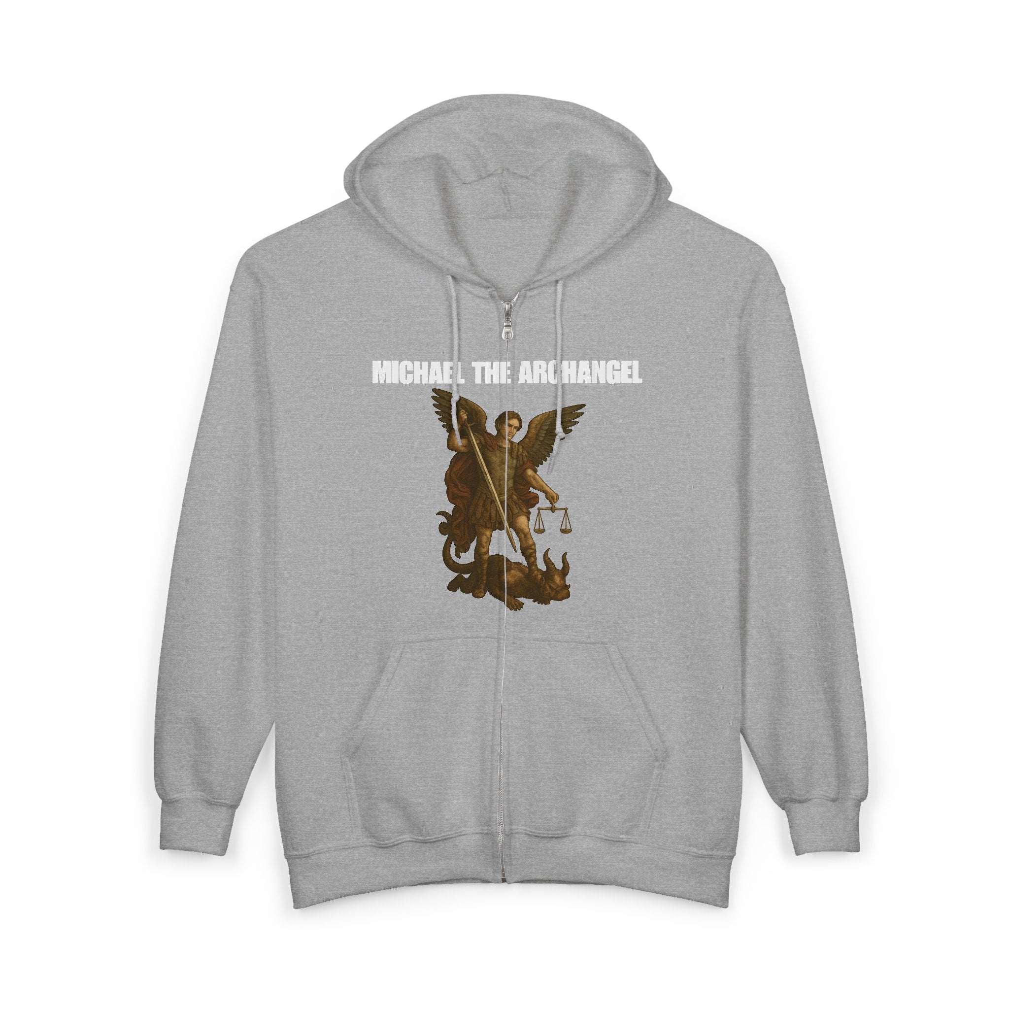 Michael The Arch Angel Full Zip Up Hoodie