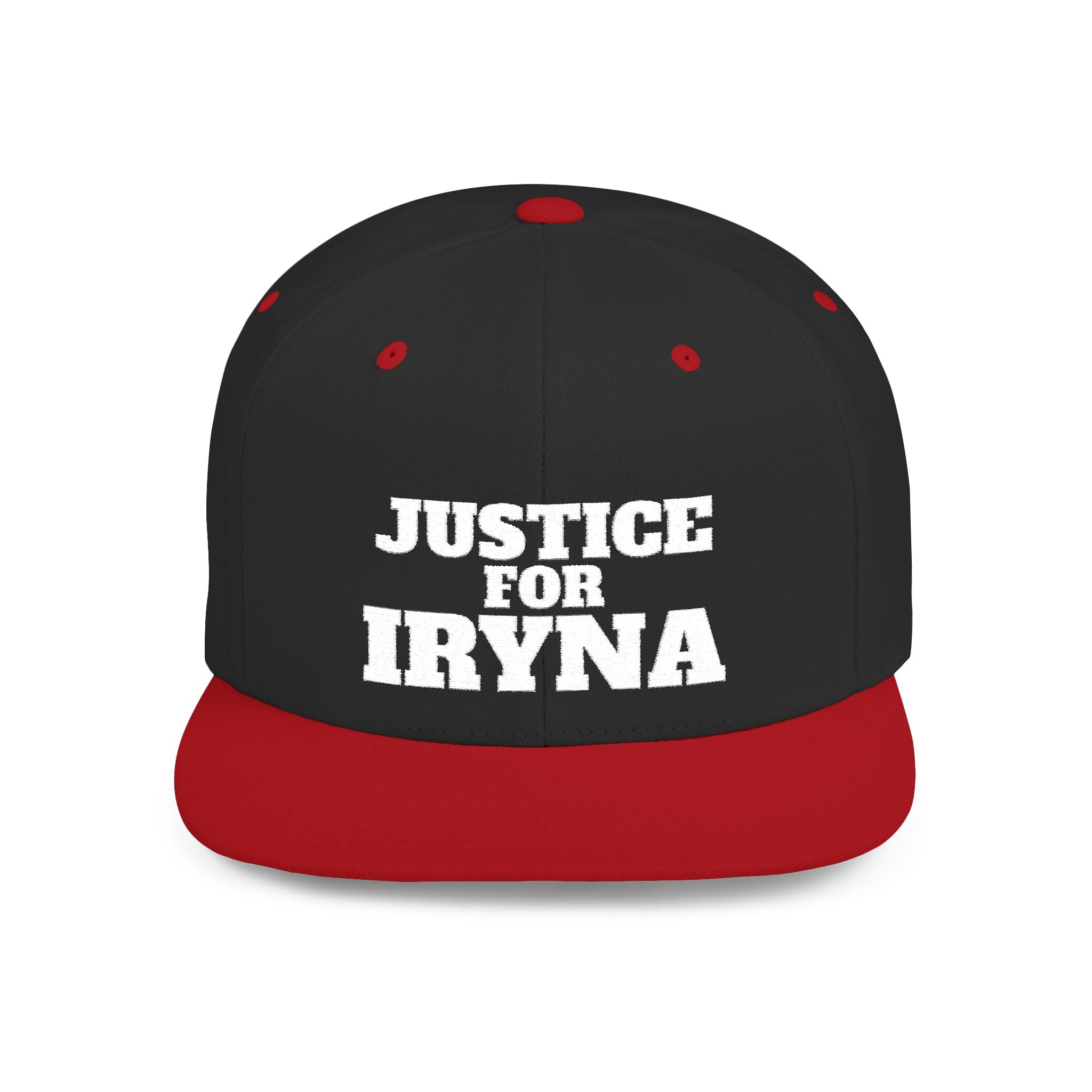 Justice for Iryna Flat Bill Snapback Hat, Statement Cap, Gift for [...]