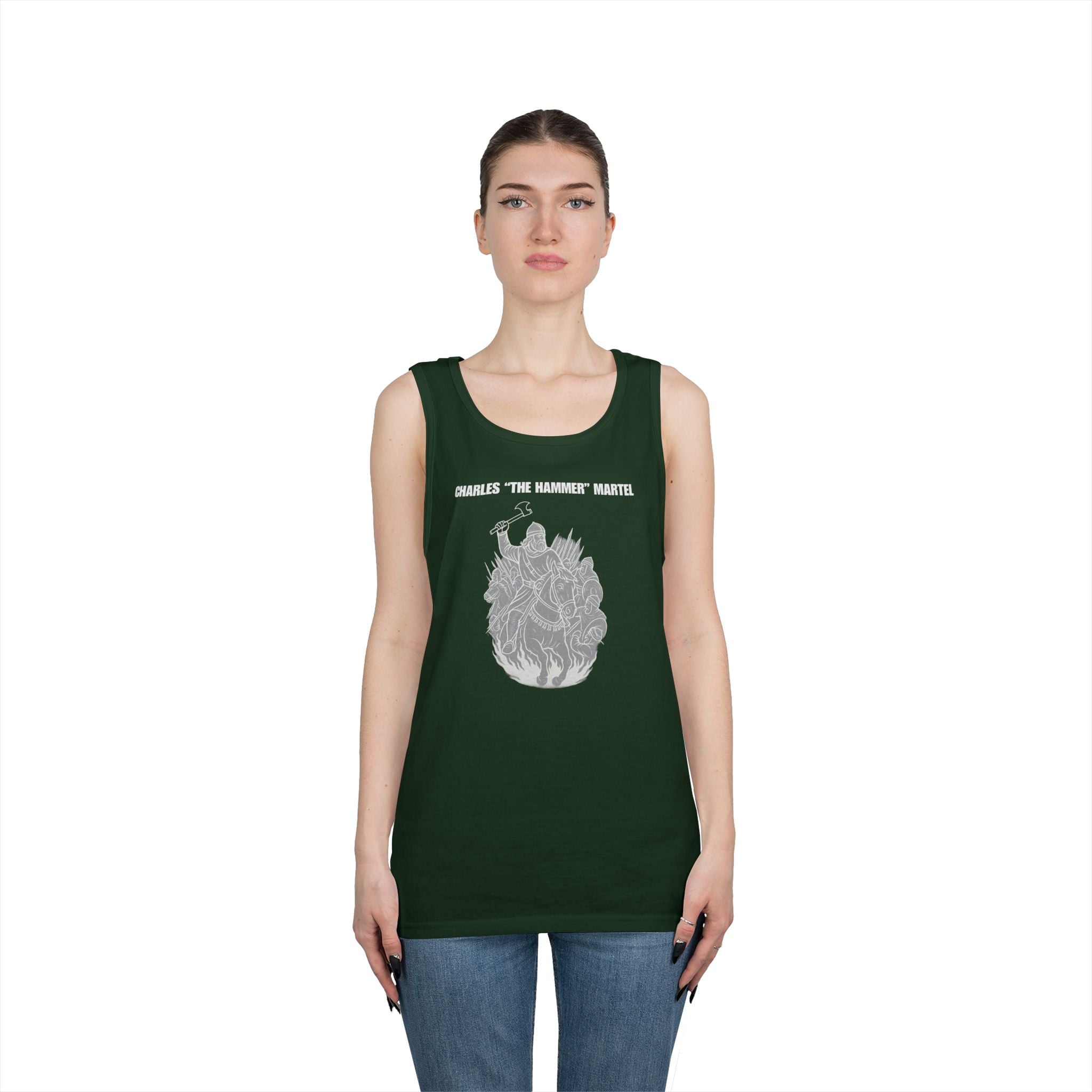 Charles "The Hammer" Martel Heavy Cotton Tank Top