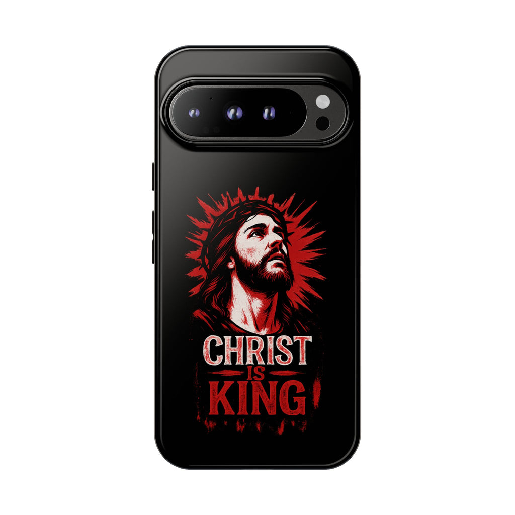 Christ is King Phone Case, Tough Phone Cover for Christian Faith