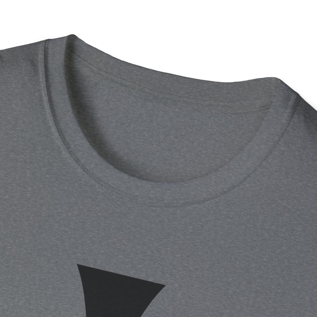 Teutonic Cross Black Design Softstyle Cotton T-Shirt