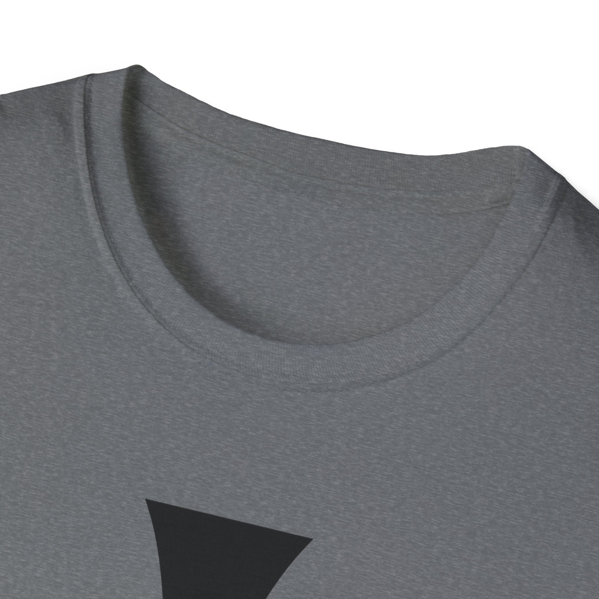 Teutonic Cross Black Design Softstyle Cotton T-Shirt