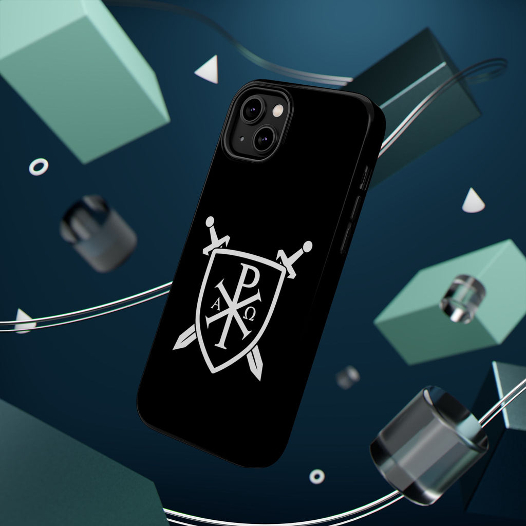 Swords and Shield Pi Chi Rho Graphic Design Magnetic Impact-Resistant Cases