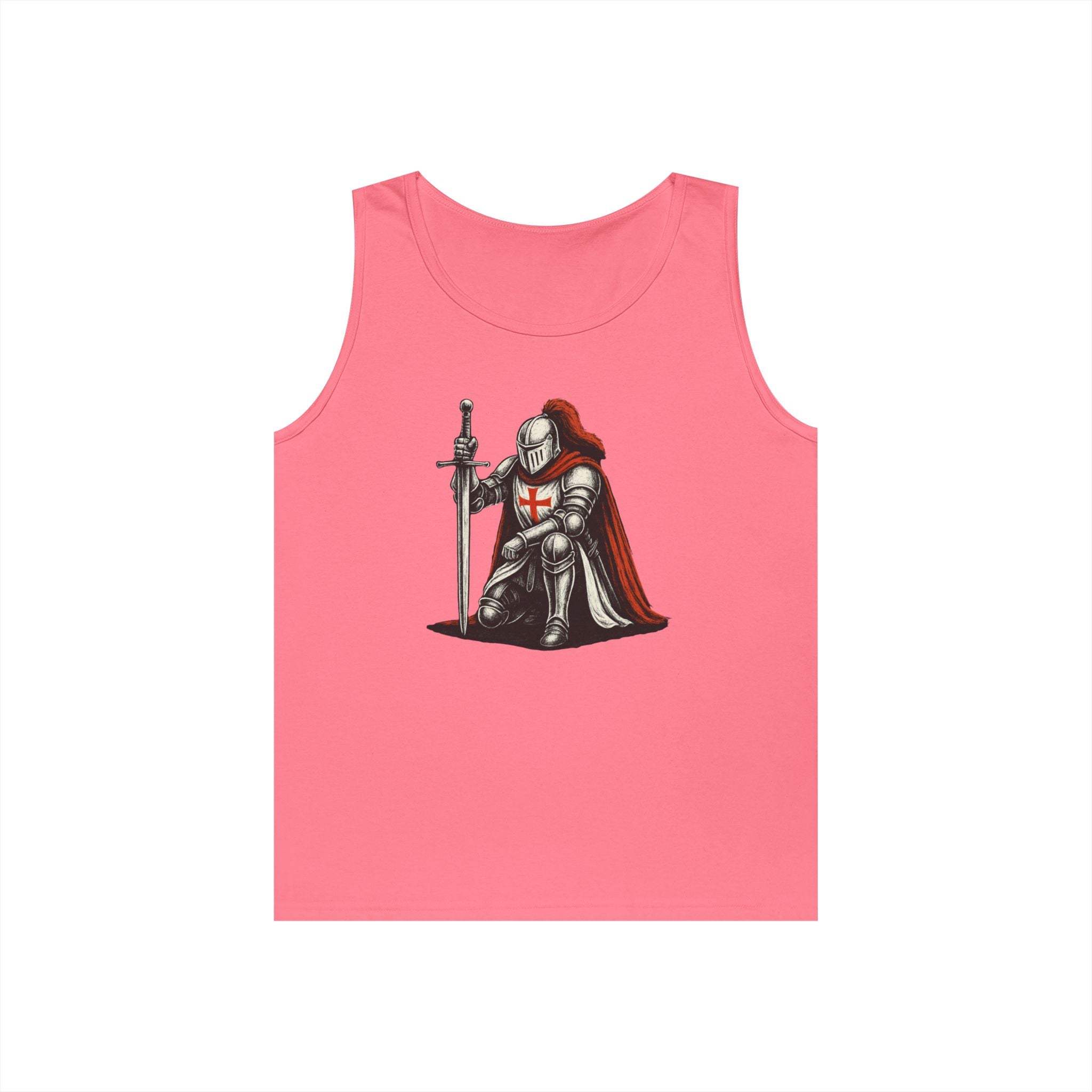 Crusader Knight Unisex Heavy Cotton Tank Top