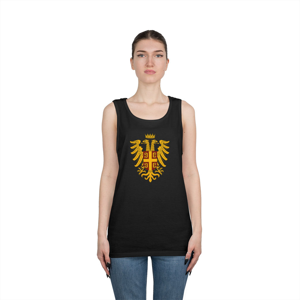 Byzantine Eagle Royal Crest Unisex Heavy Cotton Tank Top