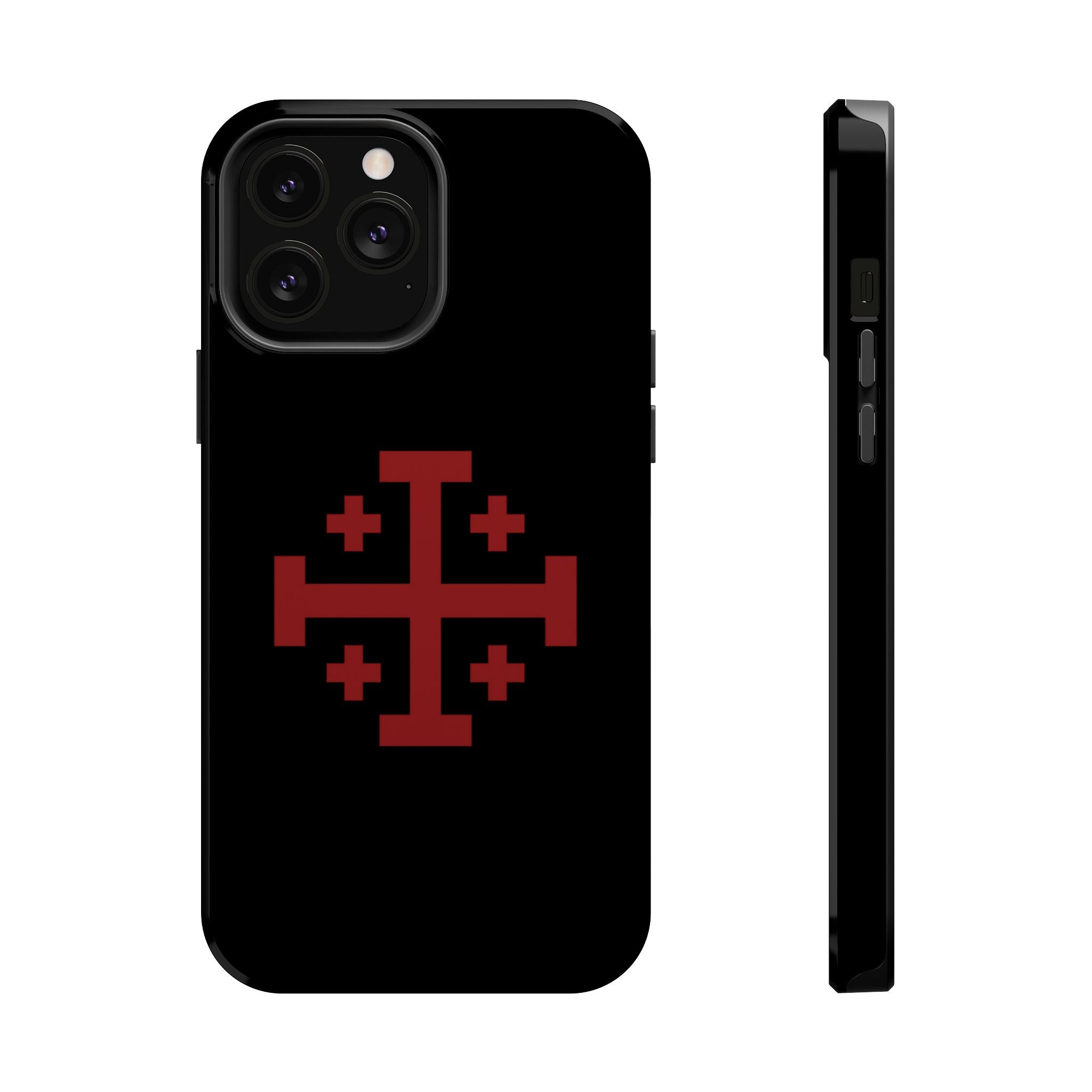 Cross Of Jerusalem Red Design Magnetic Impact-Resistant Cases