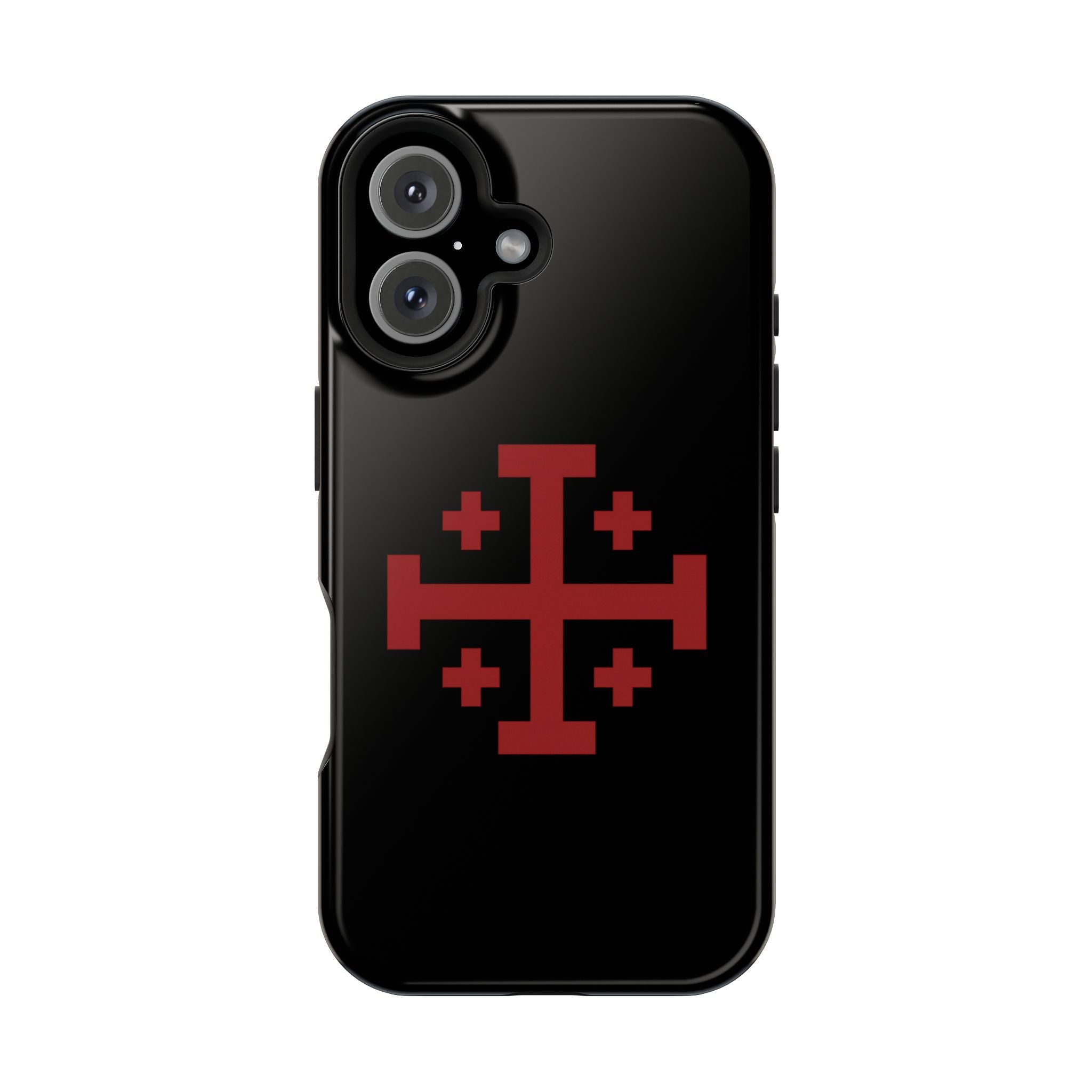 Cross Of Jerusalem Red Design Magnetic Impact-Resistant Cases
