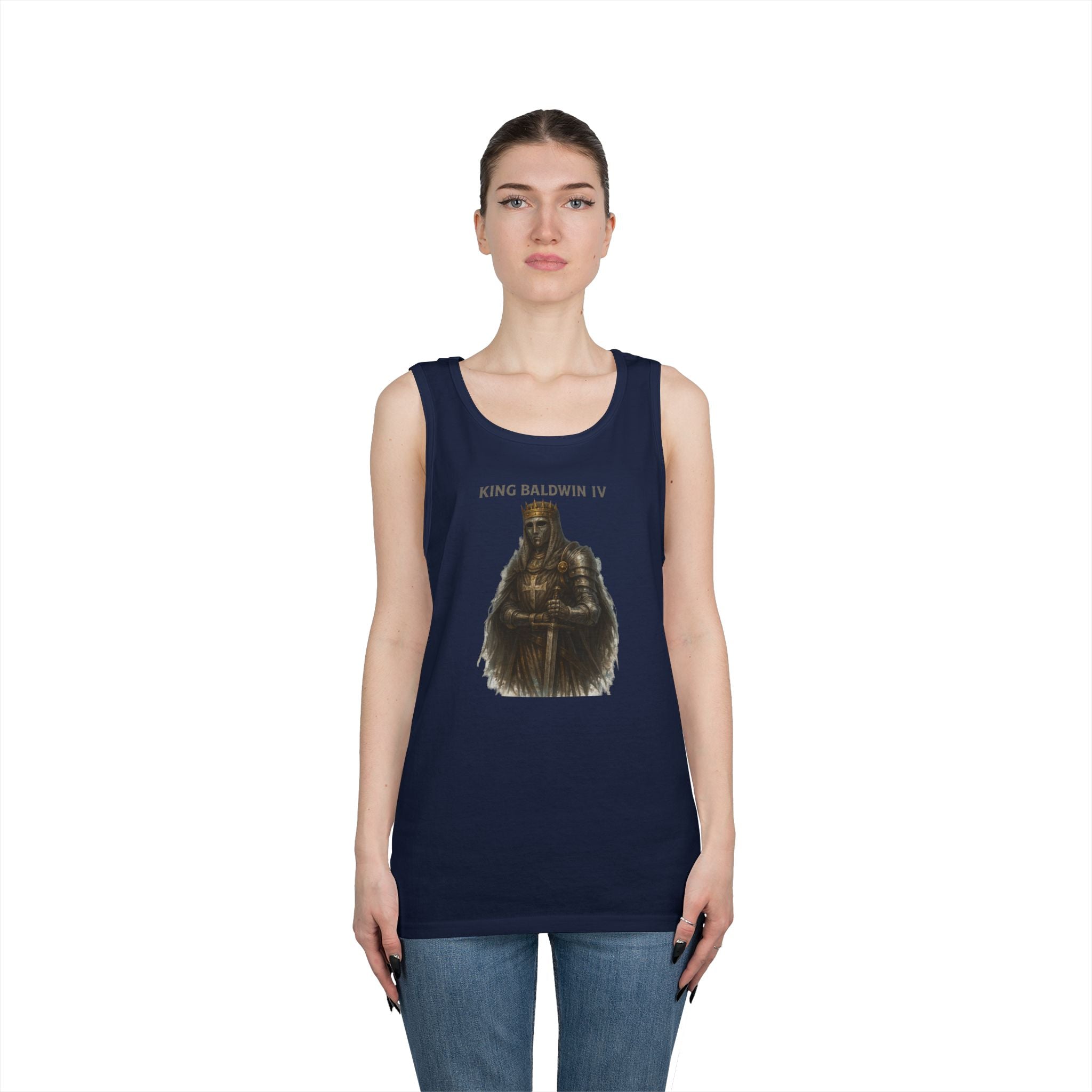 King Baldwin IV Unisex Heavy Cotton Tank Top