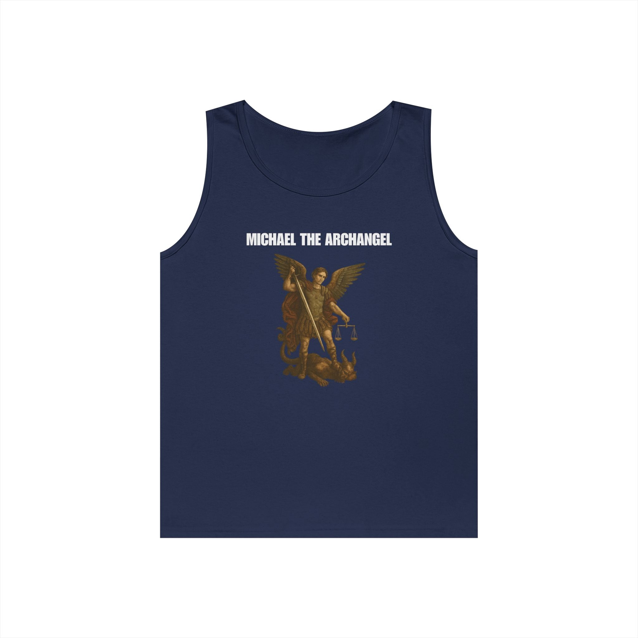 Michael The Arch Angel Heavy Cotton Tank Top