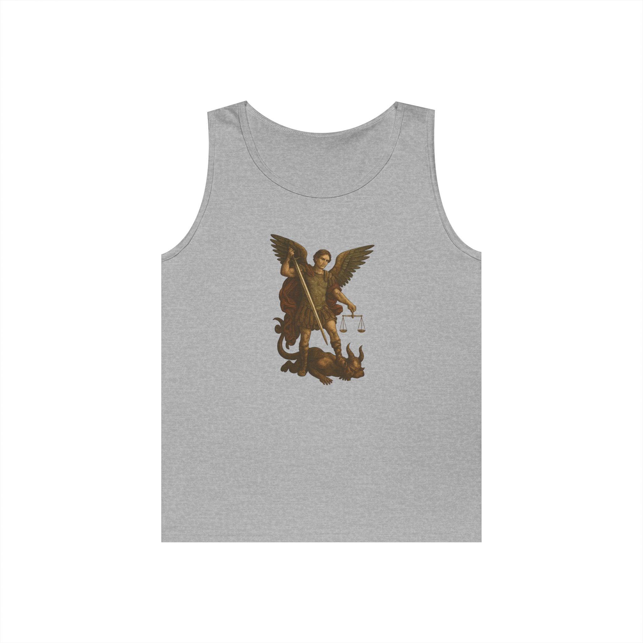 Michael The Arch Angel (No Text) Heavy Cotton Tank Top