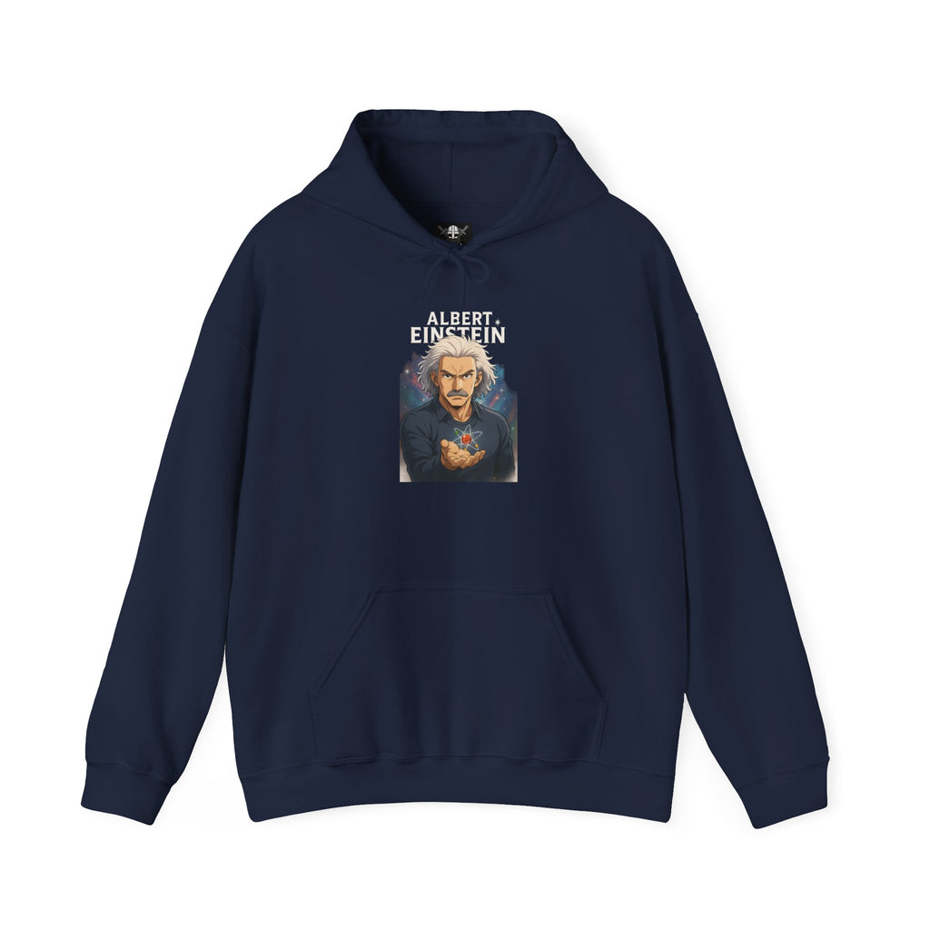 Albert Einstein Inspired Unisex Pull Over Hoodie, Albert Einstein Sweatshirt