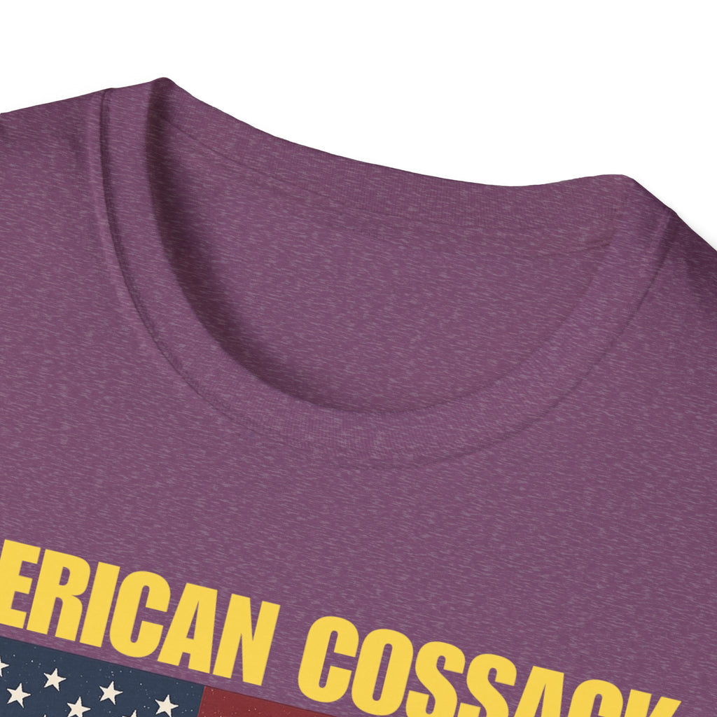 Patriotic American Cossack Alt Design Softstyle T-Shirt