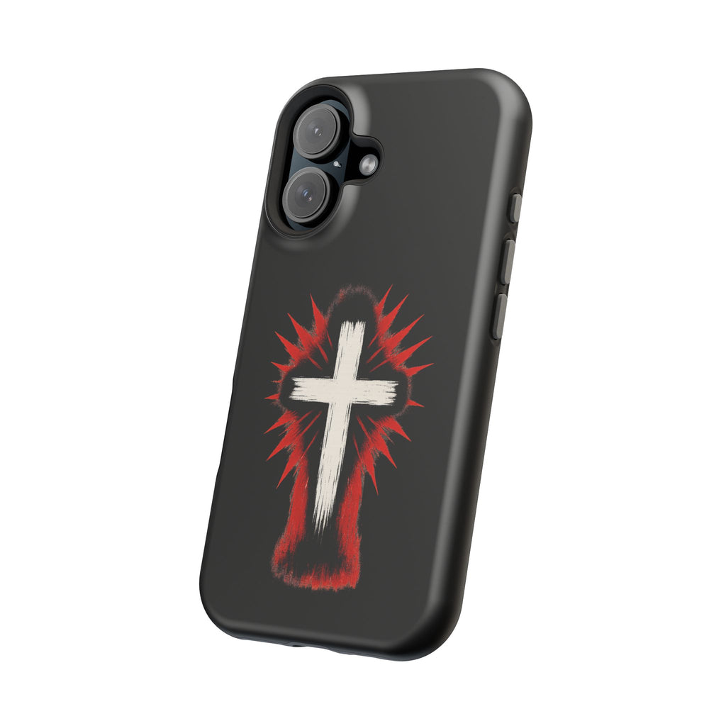 Crucifix Magnetic Impact Resistant Phone Case