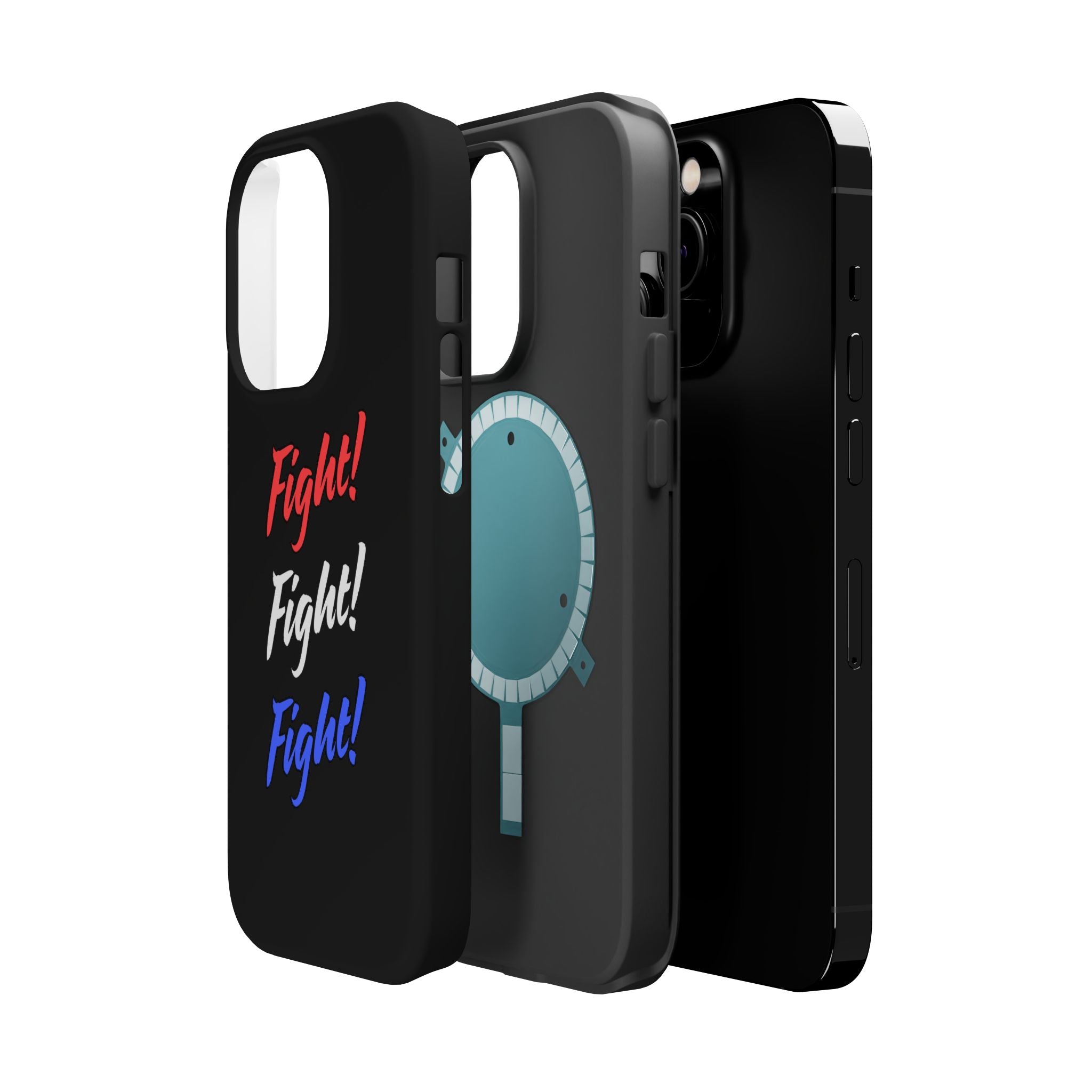 Magnetic Phone Cases, Motivational Phone Cover, Fight! Fight! Fight! Case, Personalized Phone Accessory, Unique Gift for Fighters