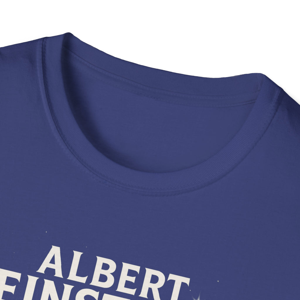 Albert Einstein Unisex T-Shirt - Inspirational Science Tee, Gift for Science Lovers