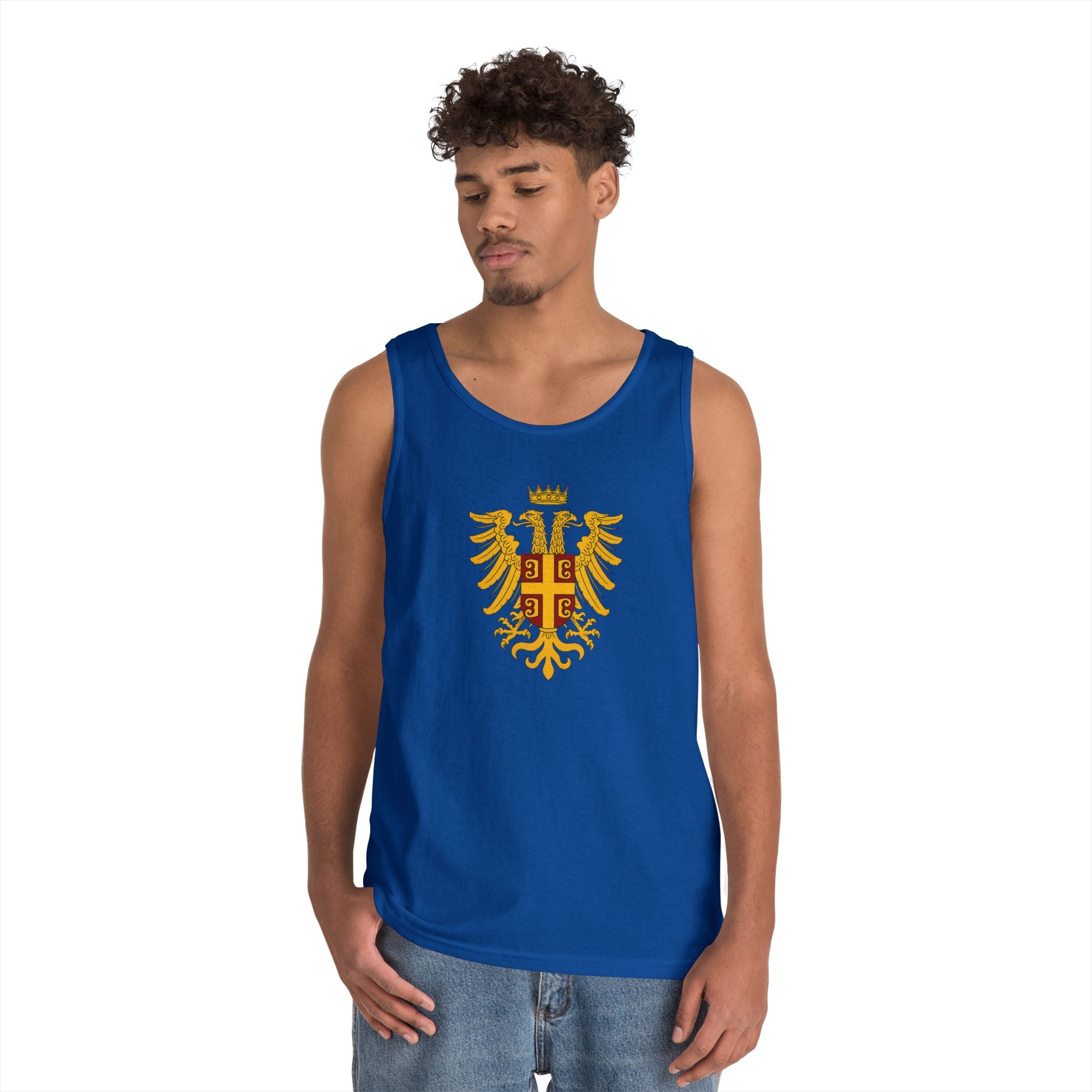 Byzantine Eagle Royal Crest Unisex Heavy Cotton Tank Top