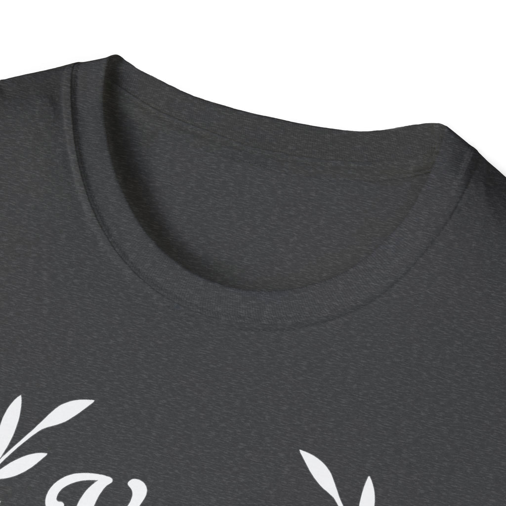 Veni Vidi Vici White Text Unisex  Softstyle T-Shirt