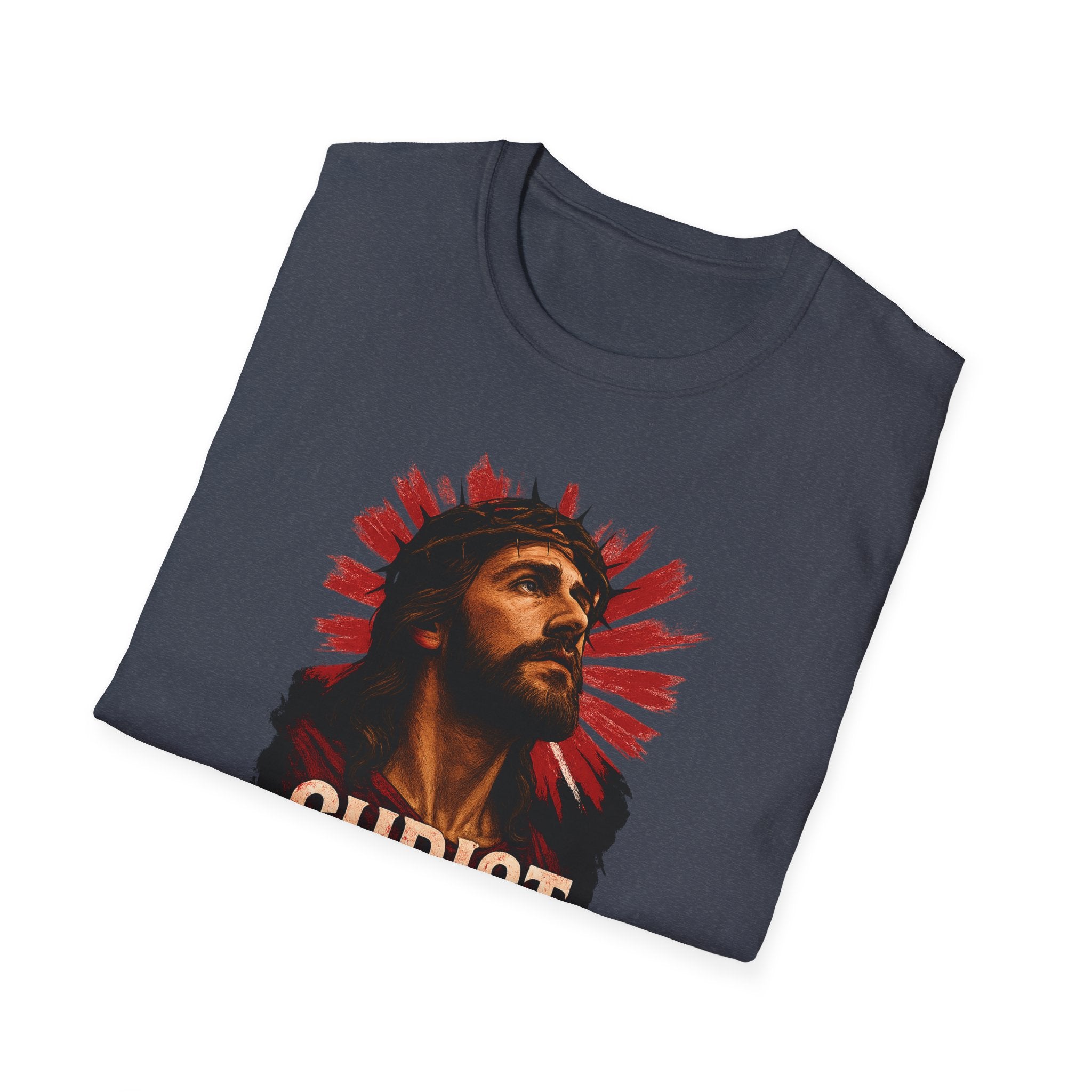 Christ is King Unisex Softstyle T-Shirt Alt Design