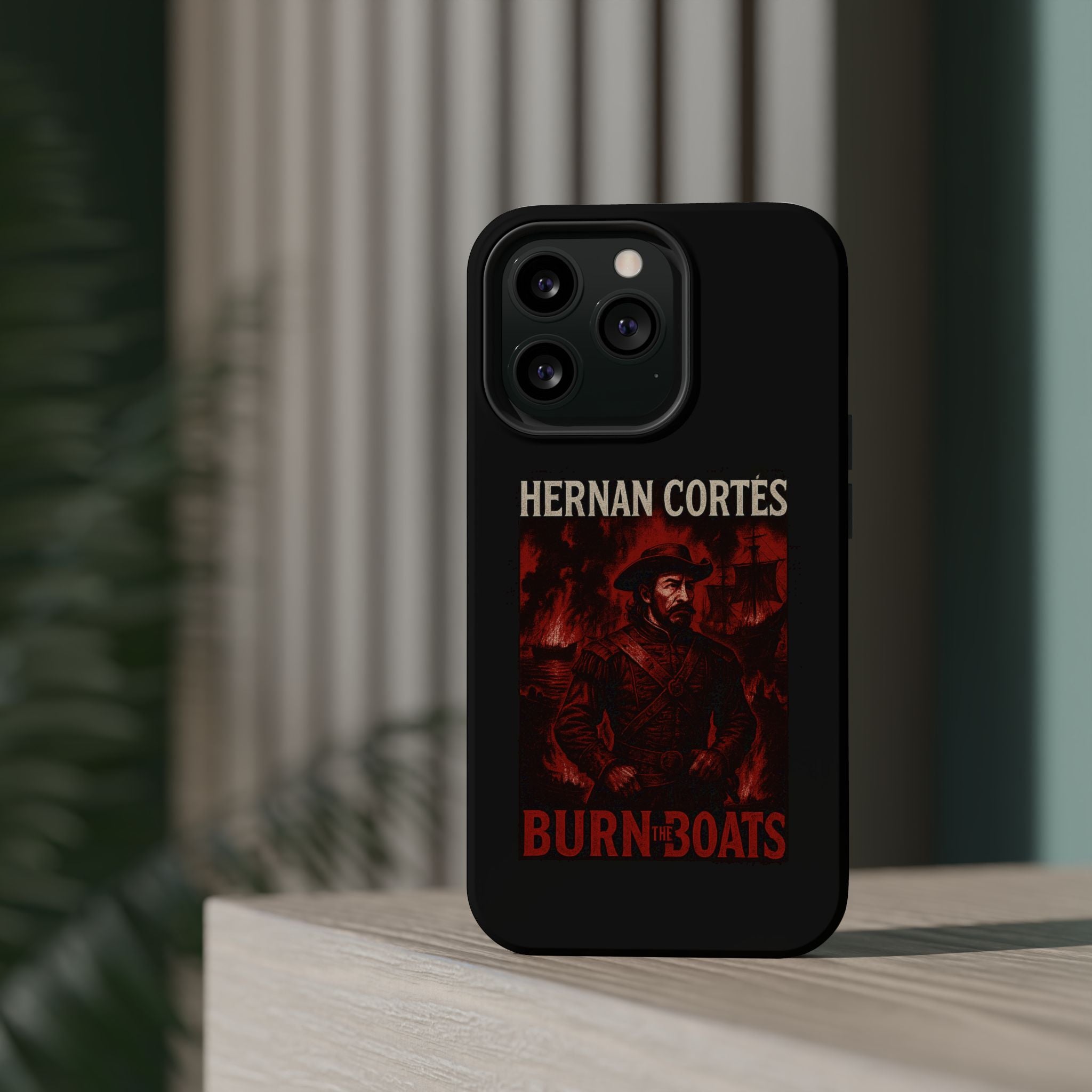 Hernan Cortes Impact-Resistant Magnetic Phone Case