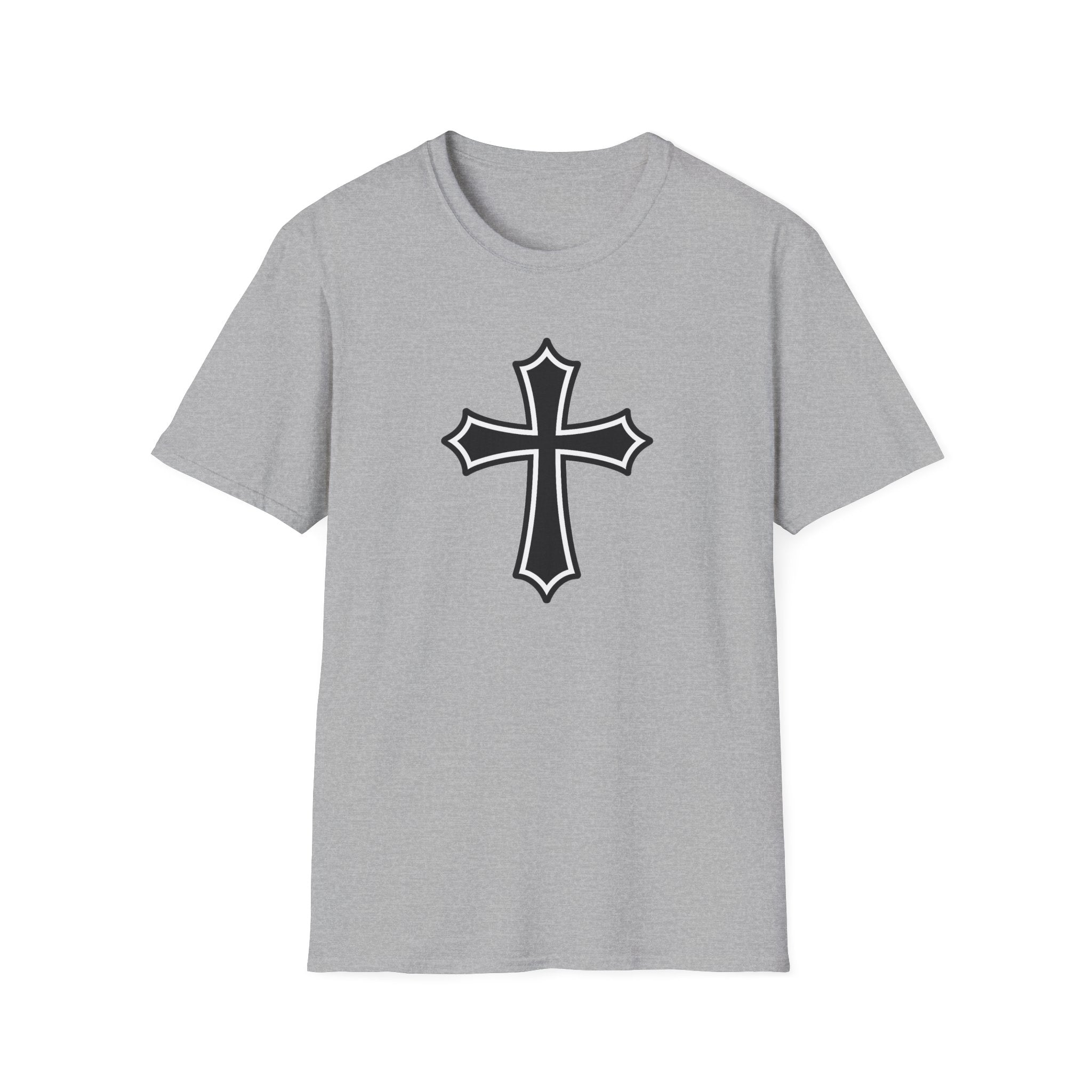 Medieval Style Cross Softstyle T-Shirt