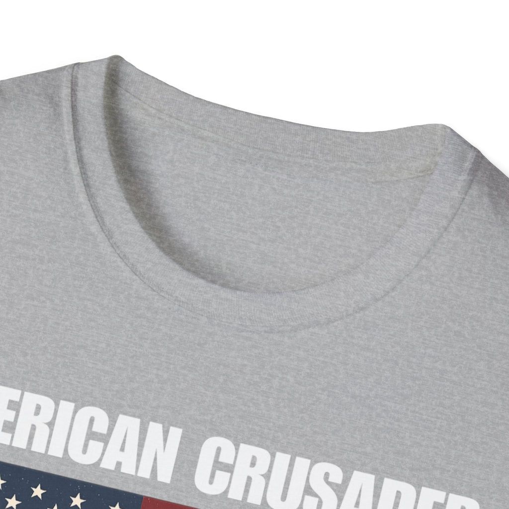 American Crusader Alt Color Design Softstyle Cotton T-Shirt