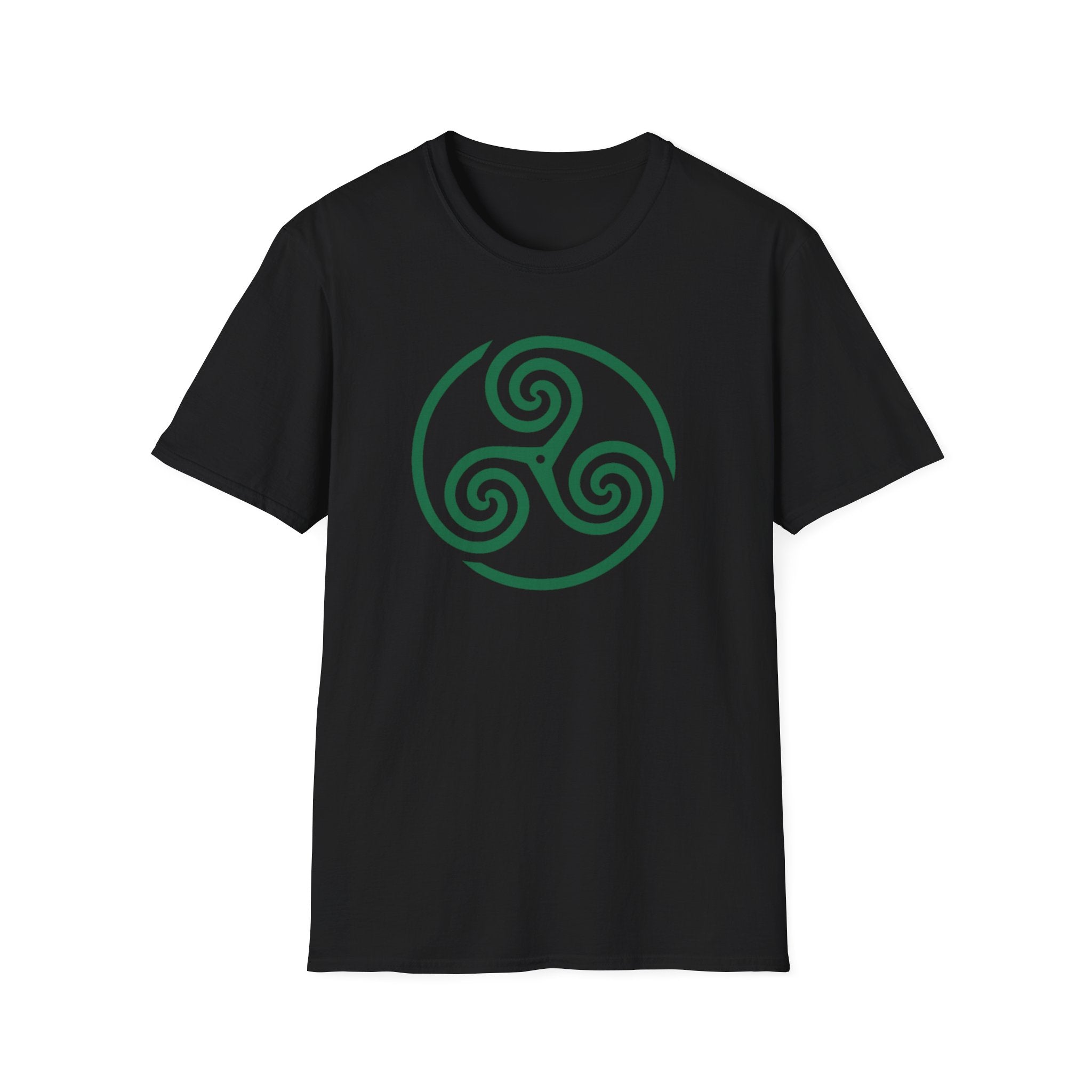Celtic Spiral Triskele Symbol Alt Design White T-Shirt