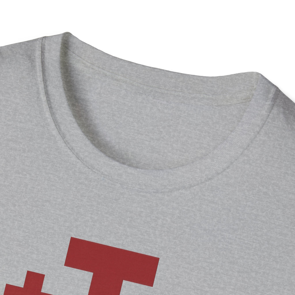 Cross of Jerusalem Red Design Softstyle T-Shirt