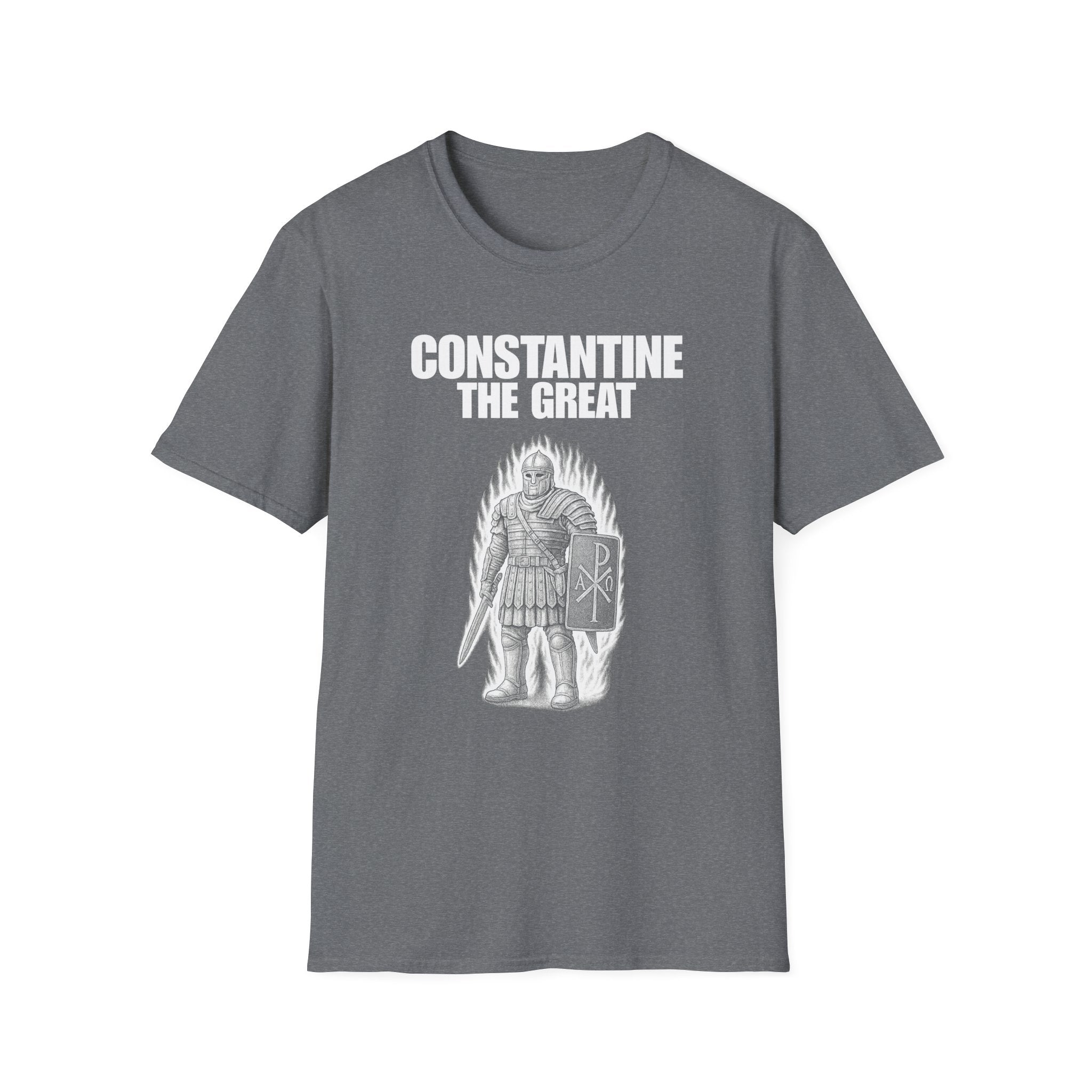 Constantine the Great White Design Unisex Softstyle T-Shirt