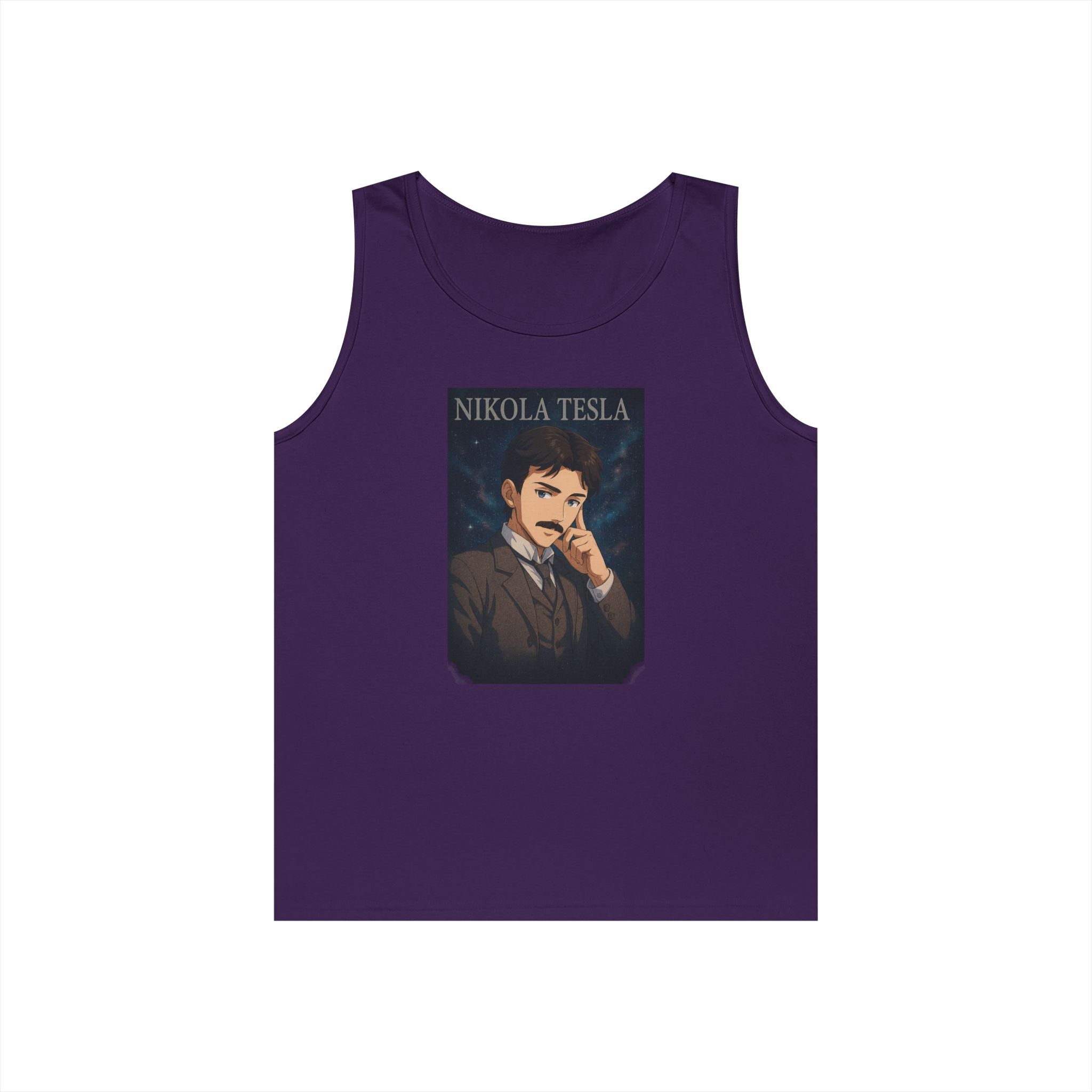 Nikola Tesla Unisex Heavy Cotton Tank Top